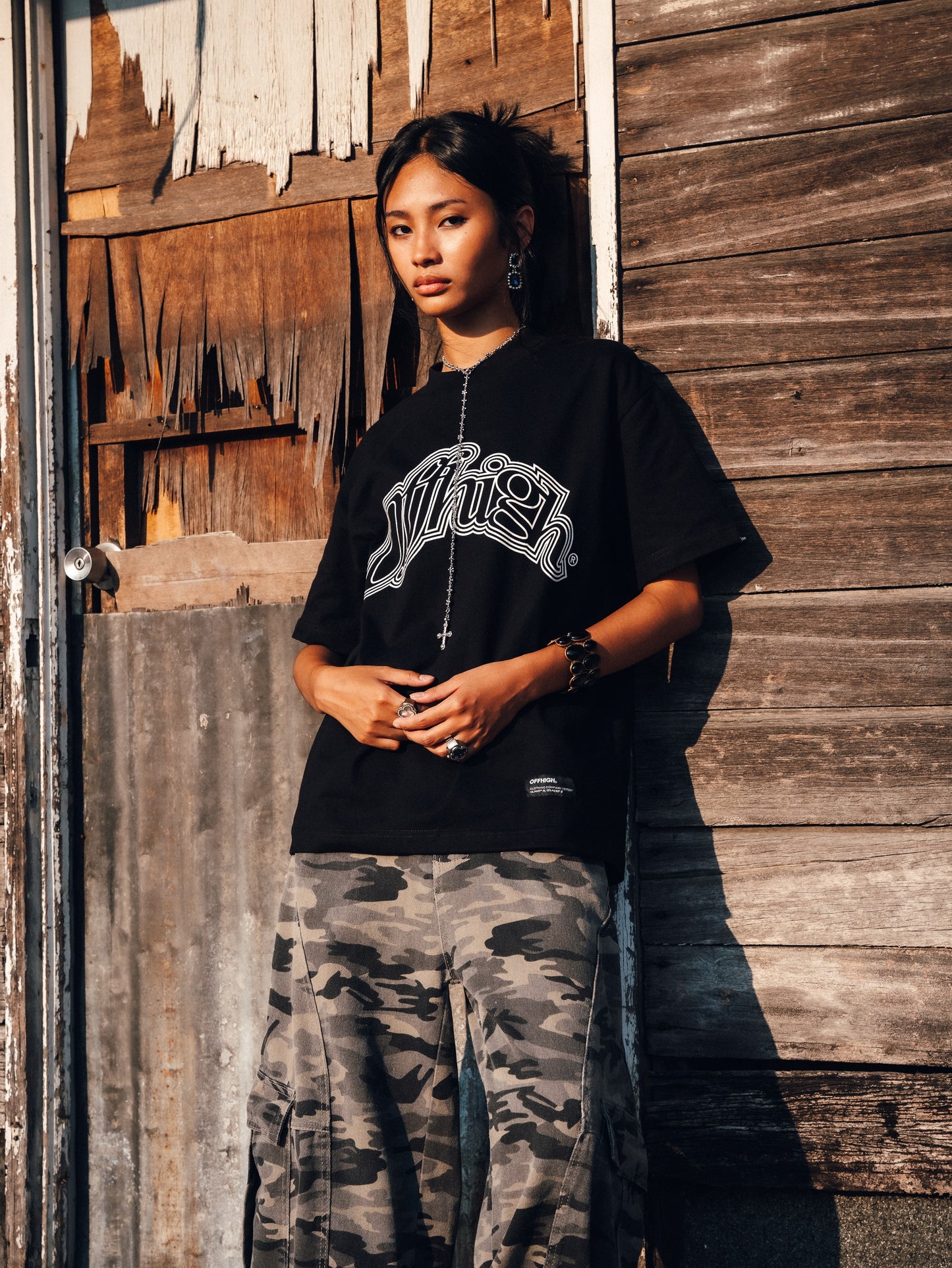 OFFHIGH BASELINE BLACK TSHIRT