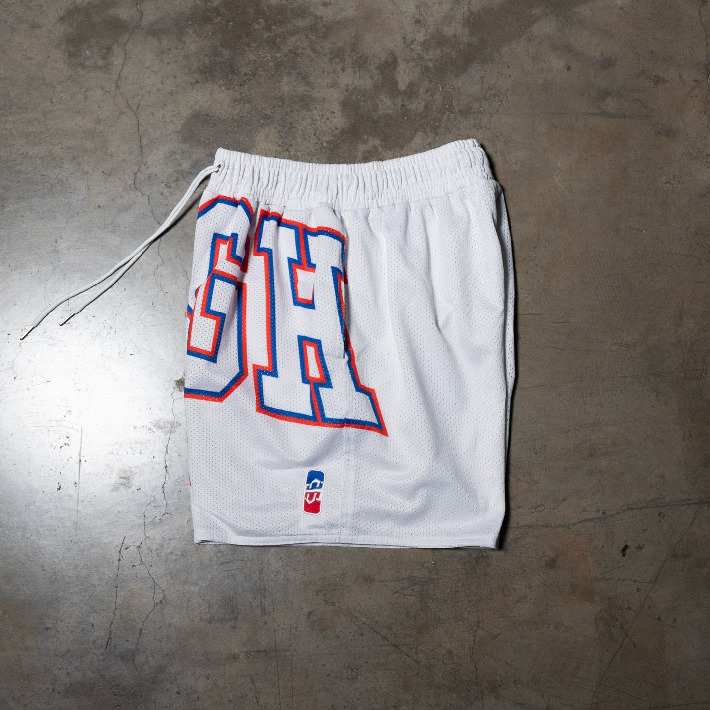 OFFHIGH MNL ARCH MESH SHORTS - WHITE