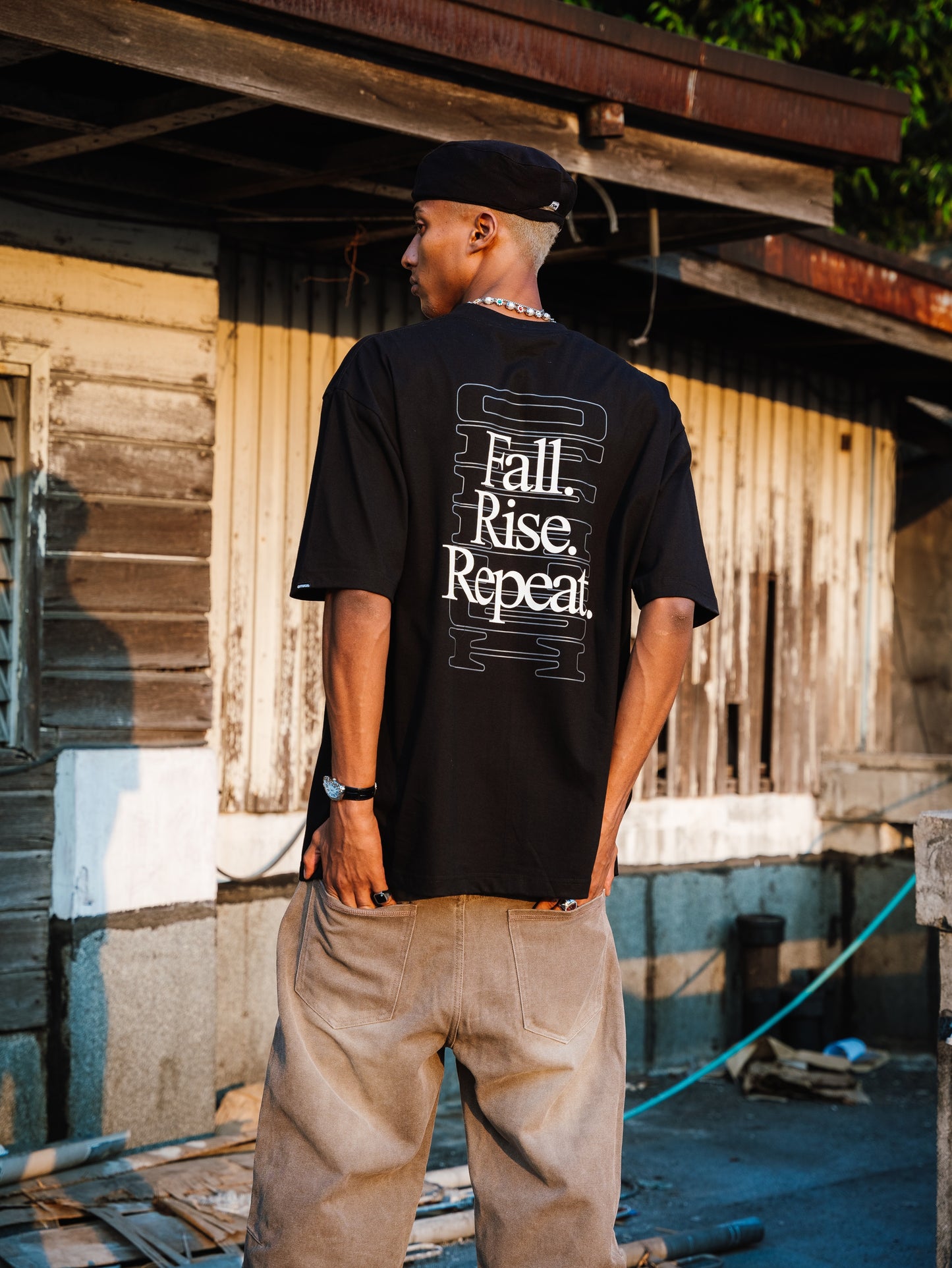 OFFHIGH F.R.R BLACK TSHIRT