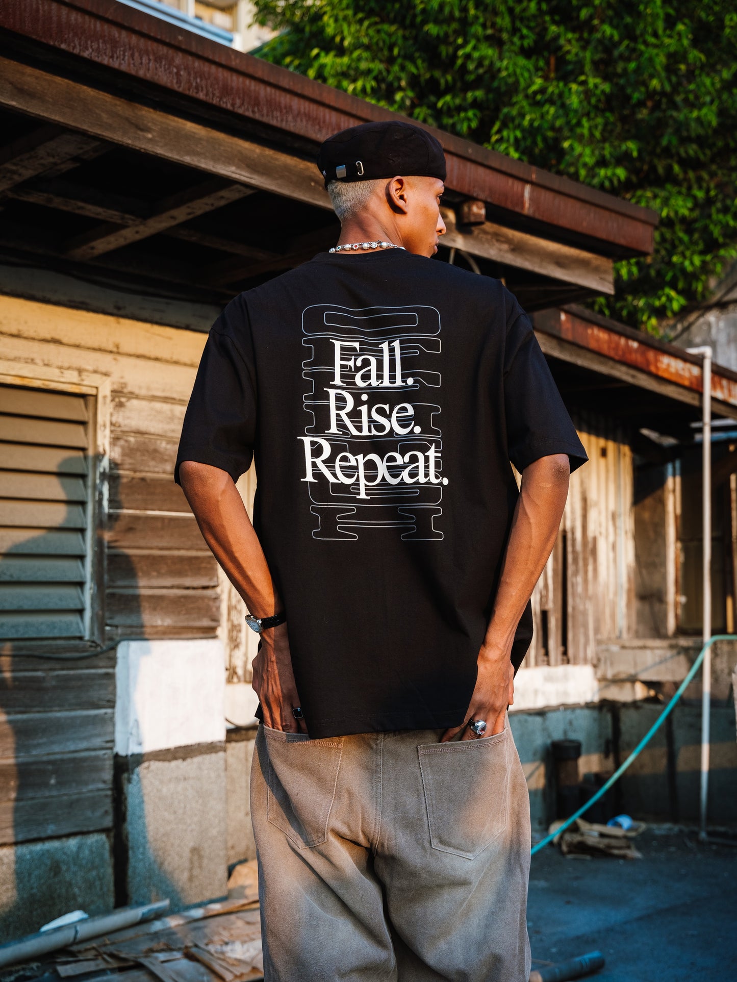 OFFHIGH F.R.R BLACK TSHIRT