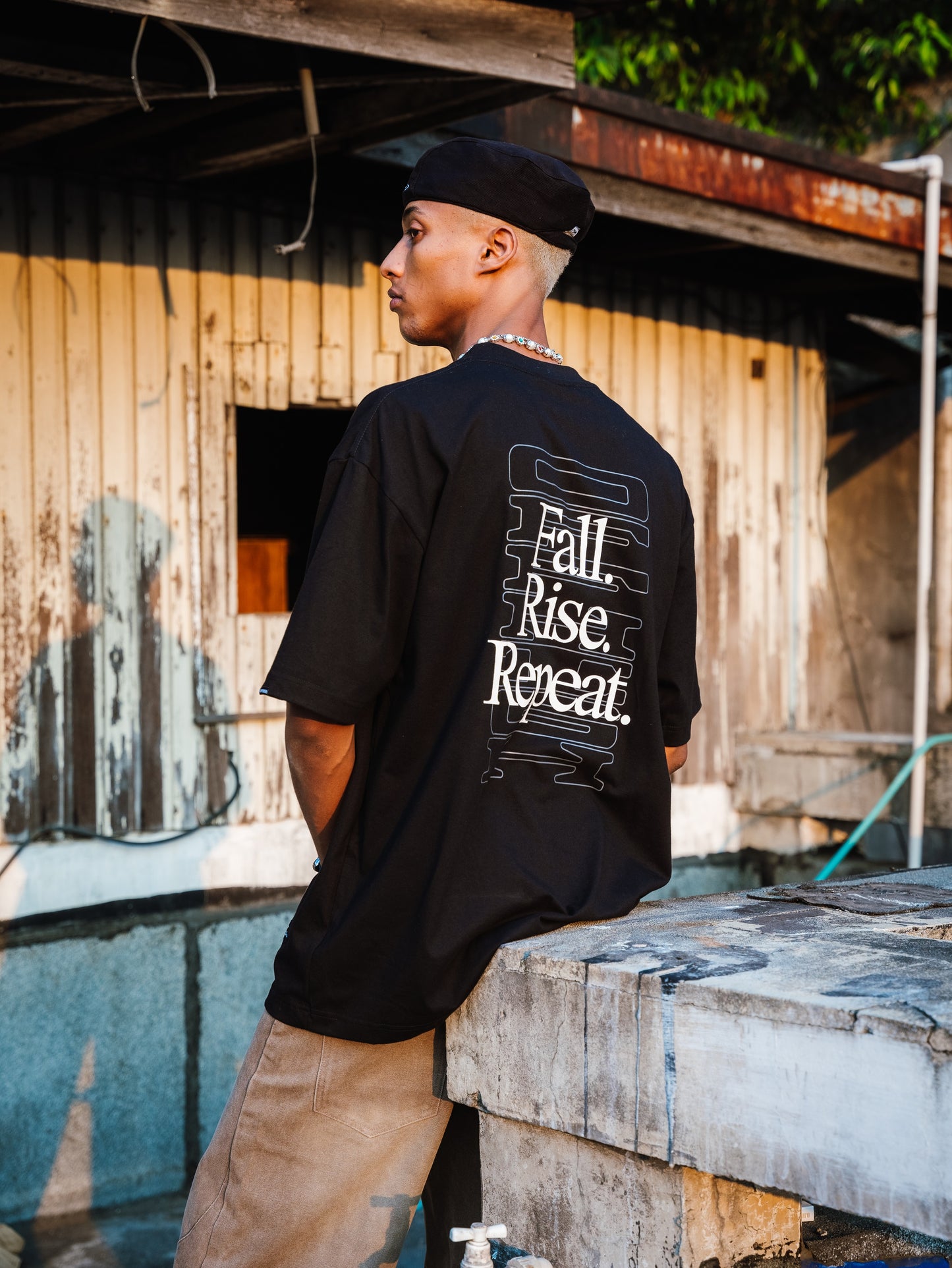 OFFHIGH F.R.R BLACK TSHIRT