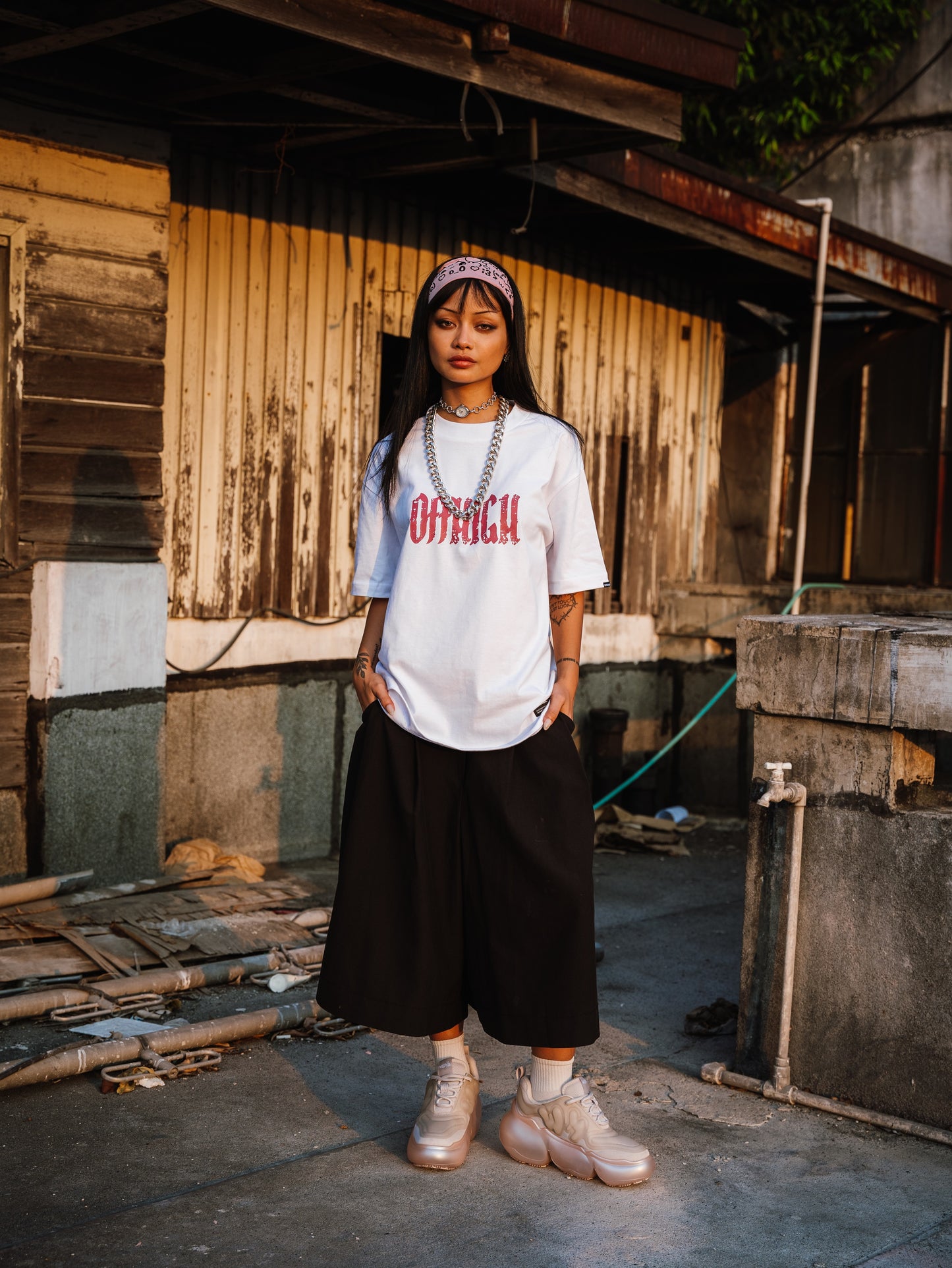 OFFHIGH GROUNDVIEW WHITE TSHIRT