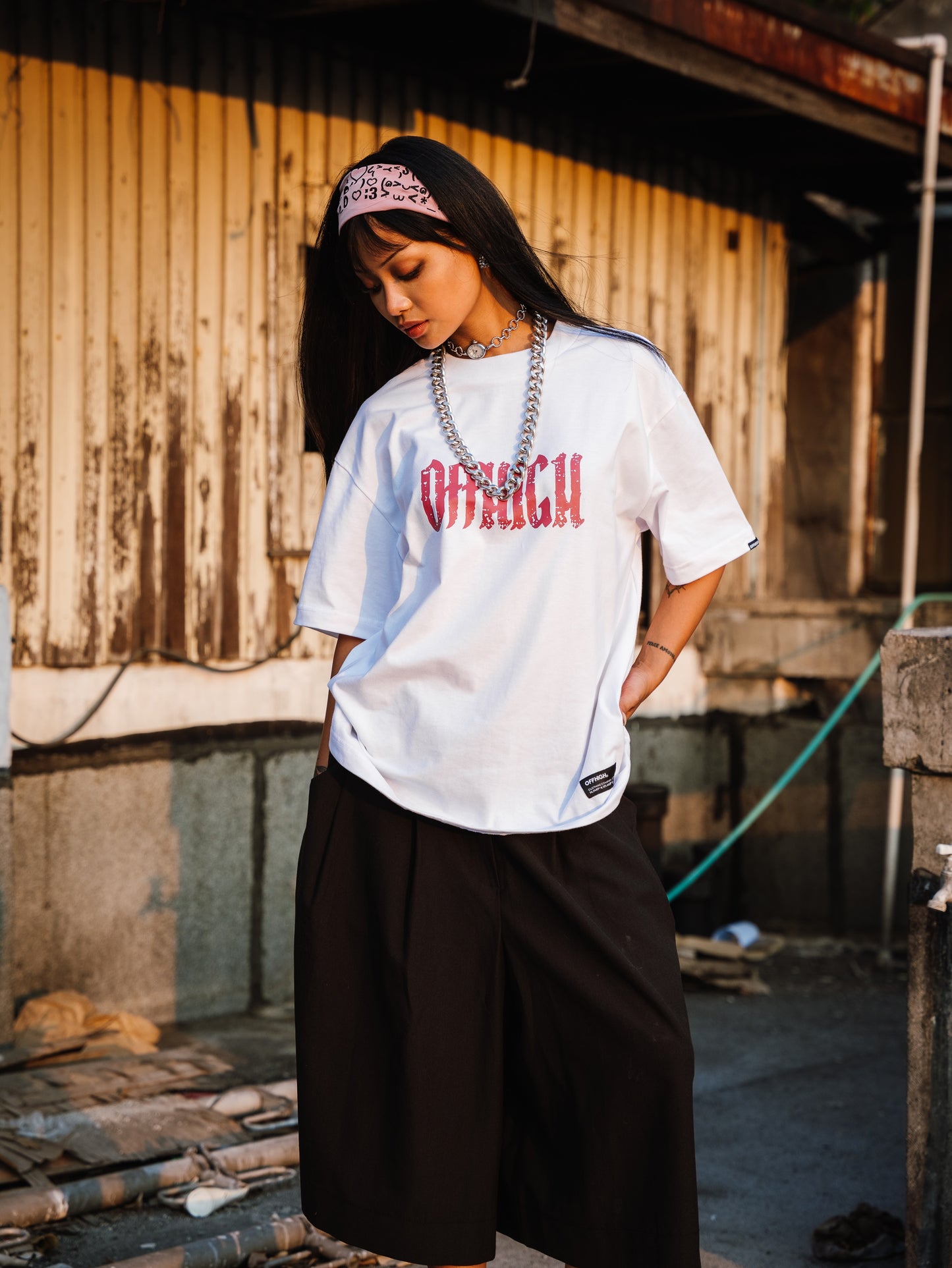OFFHIGH GROUNDVIEW WHITE TSHIRT