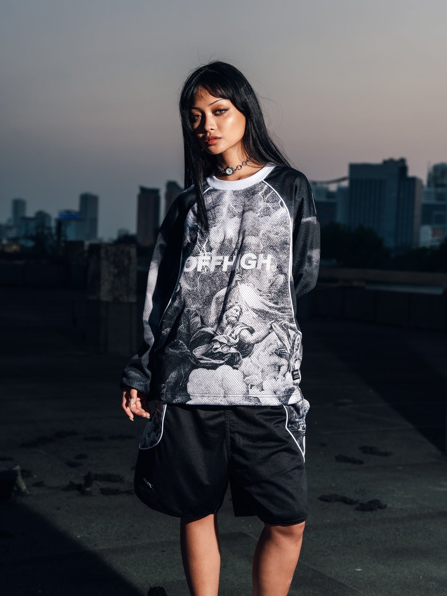 OFFHIGH LIGHT & SHADOW LONGSLEEVE