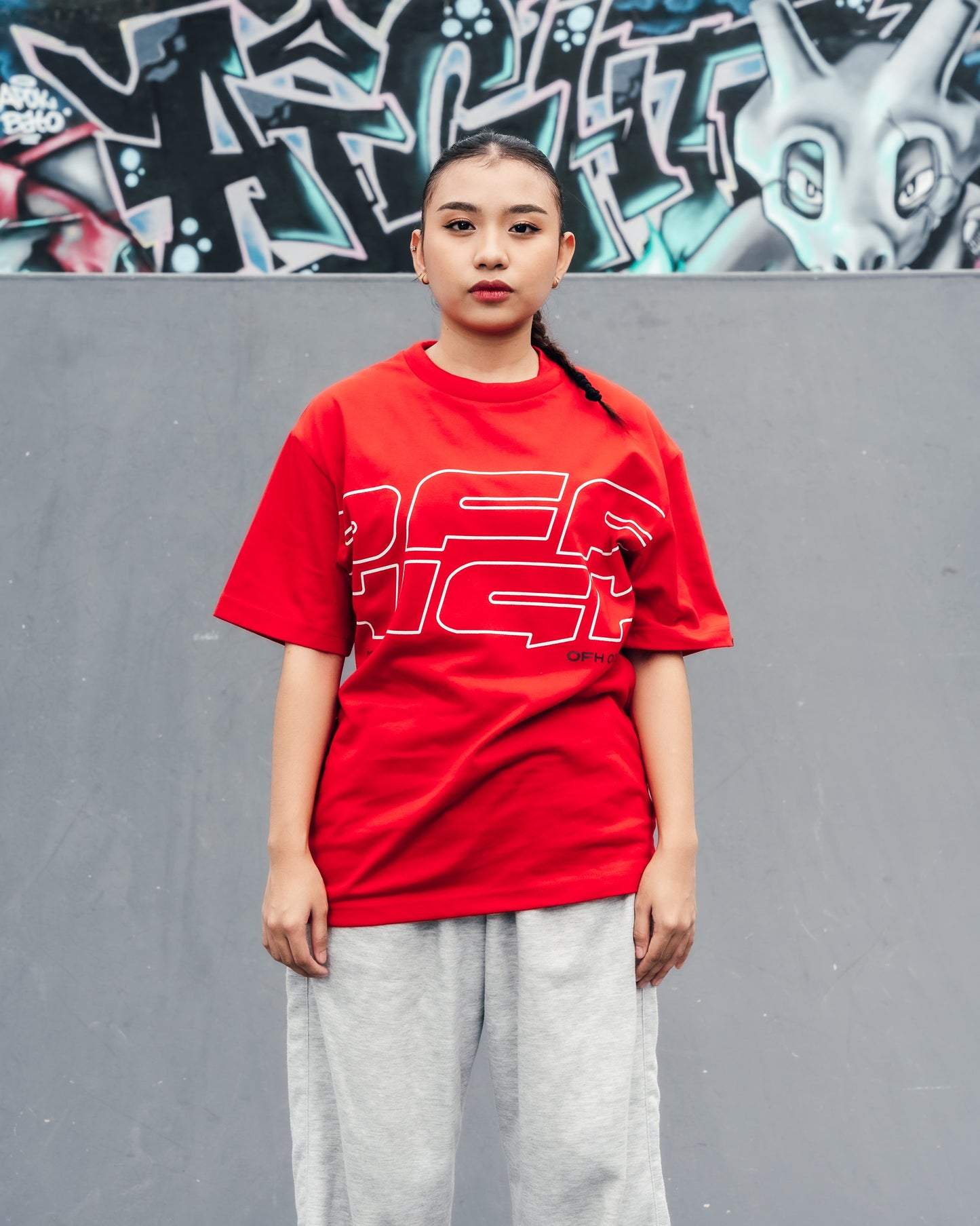 OFFHIGH FURIOUS RED TSHIRT