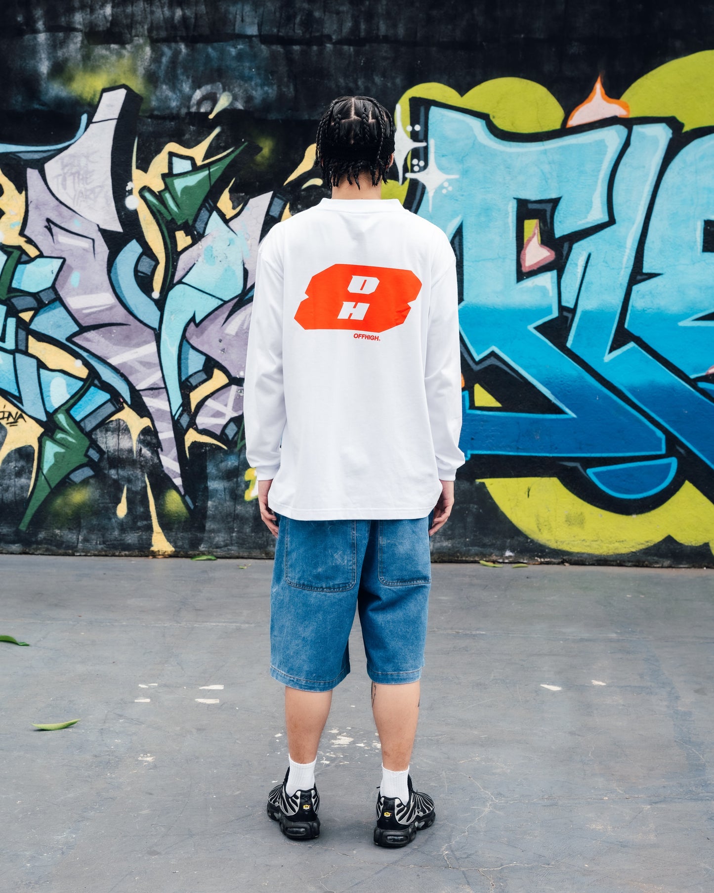 OFFHIGH HI-8 WHITE LONGSLEEVE