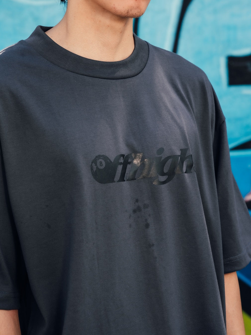 OFFHIGH W8RKING GRAY TSHIRT
