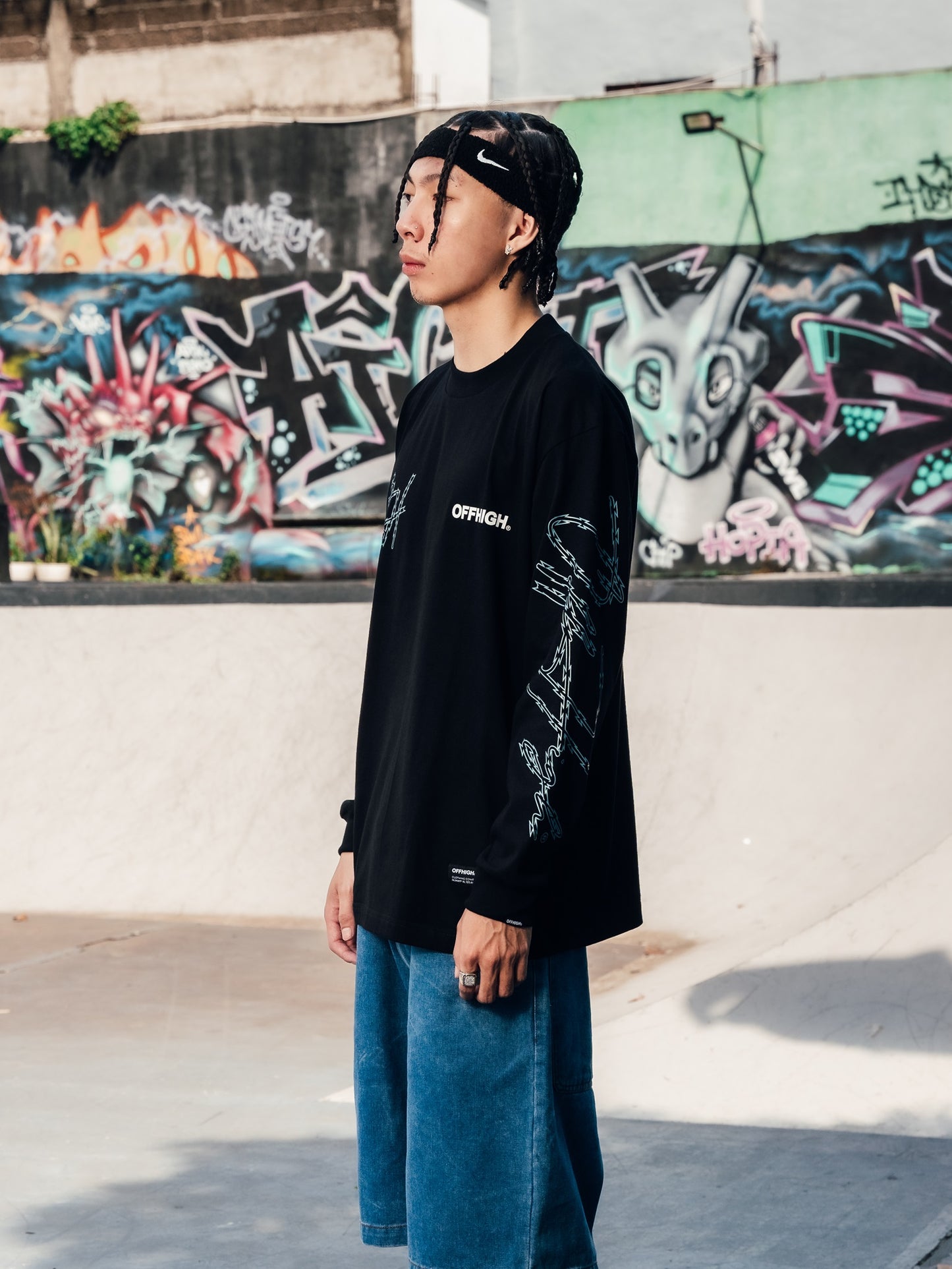 OFFHIGH RAZOR BLACK LONGSLEEVE