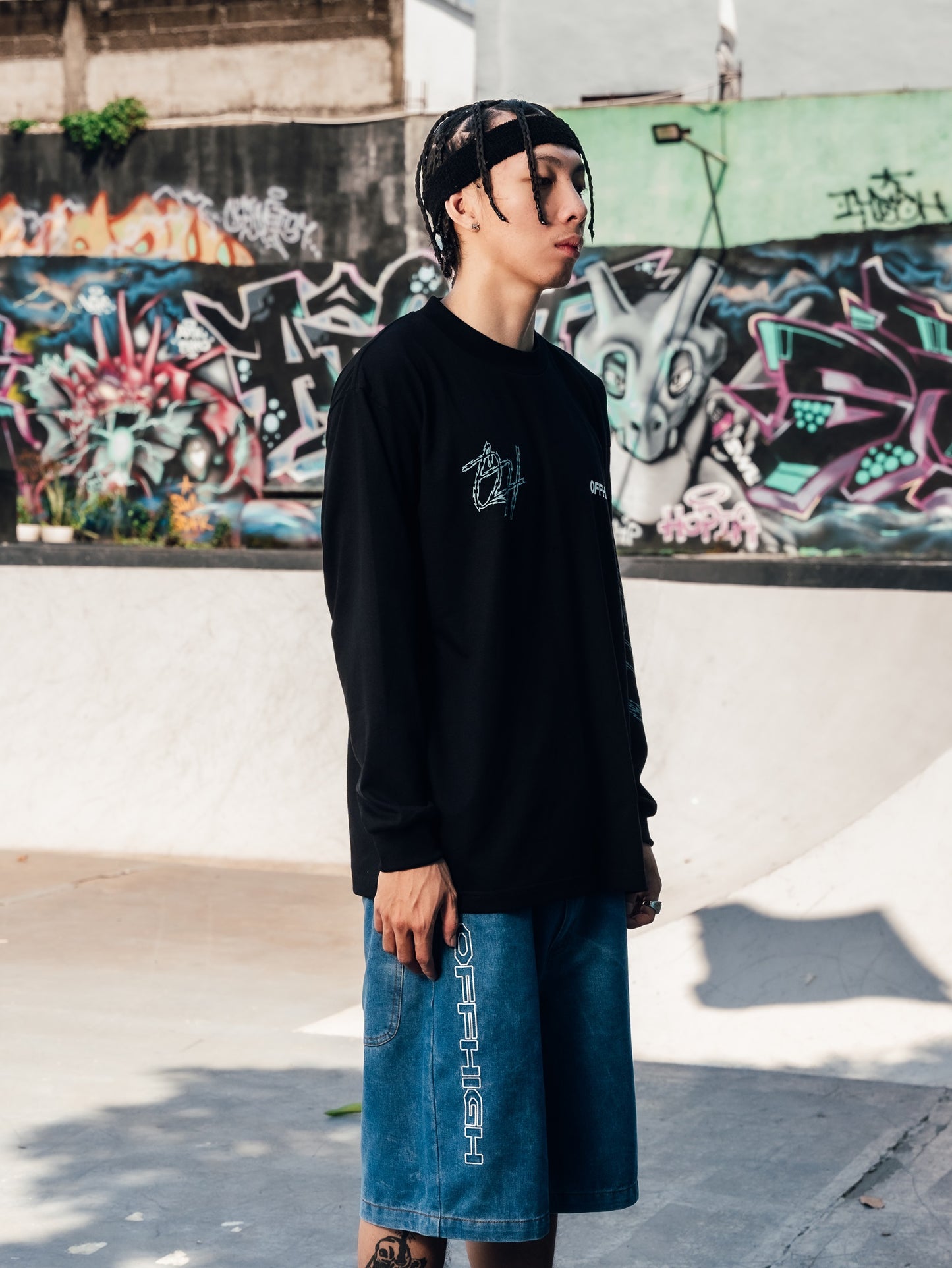 OFFHIGH RAZOR BLACK LONGSLEEVE