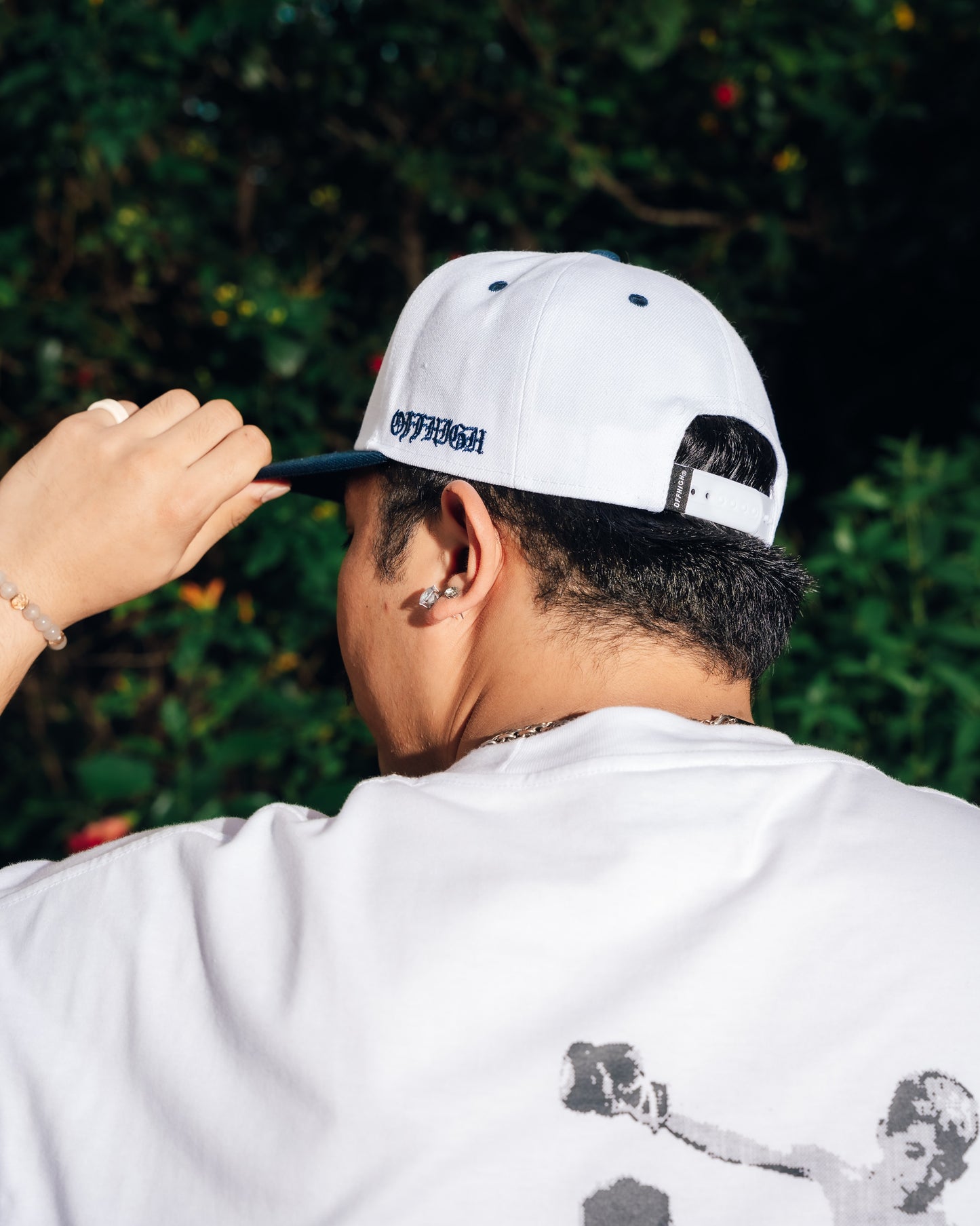 OFFHIGH TRADE WHITE SNAPBACK