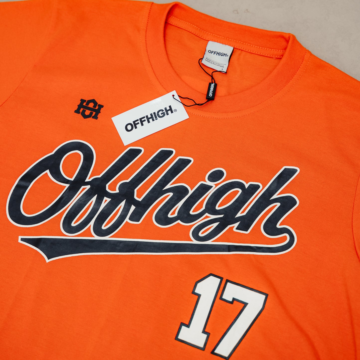 OFFHIGH HOME OF CHAMP ORANGE ALT 1 TSHIRT