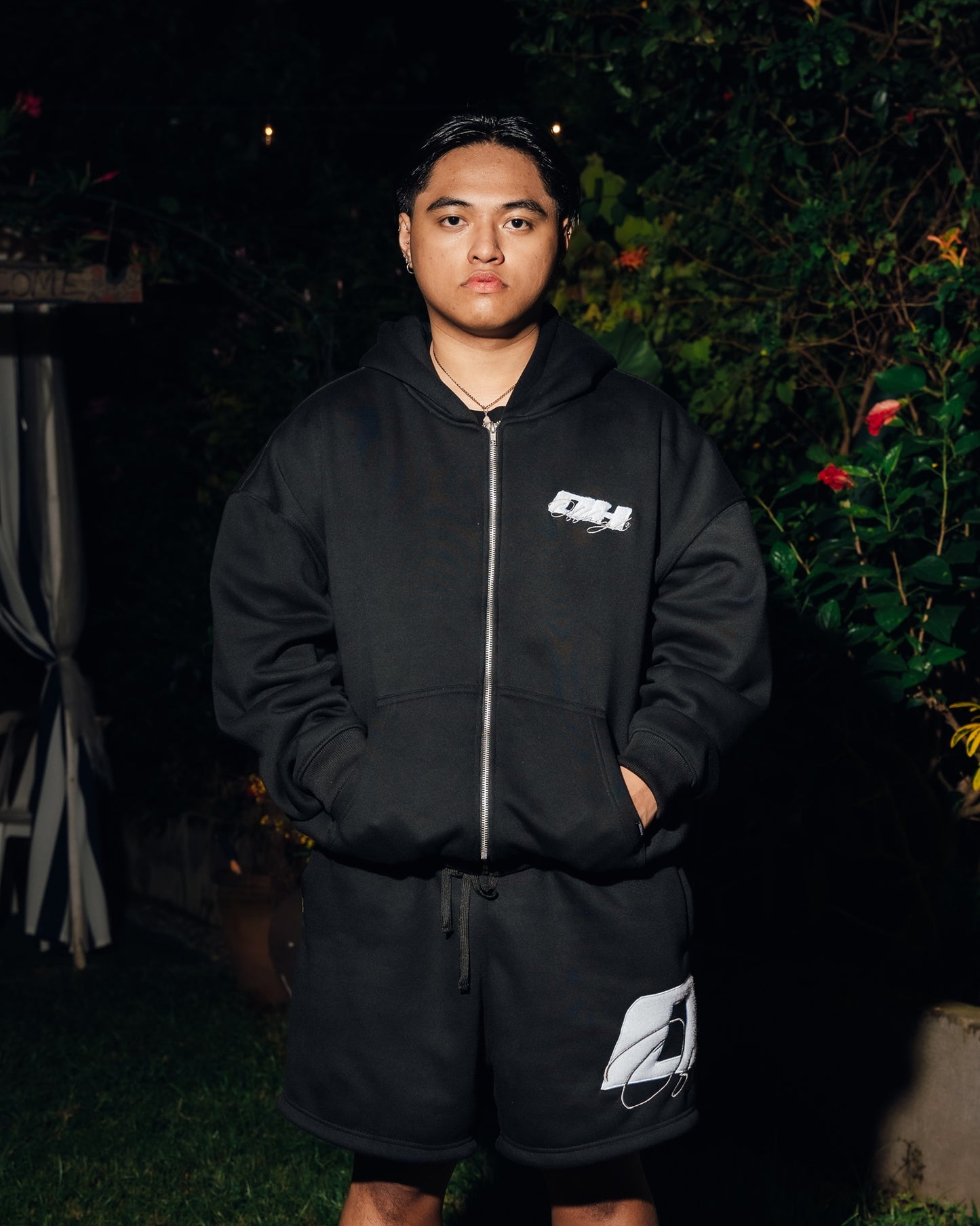 OFFHIGH SPRINT BLACK ZIP JACKET