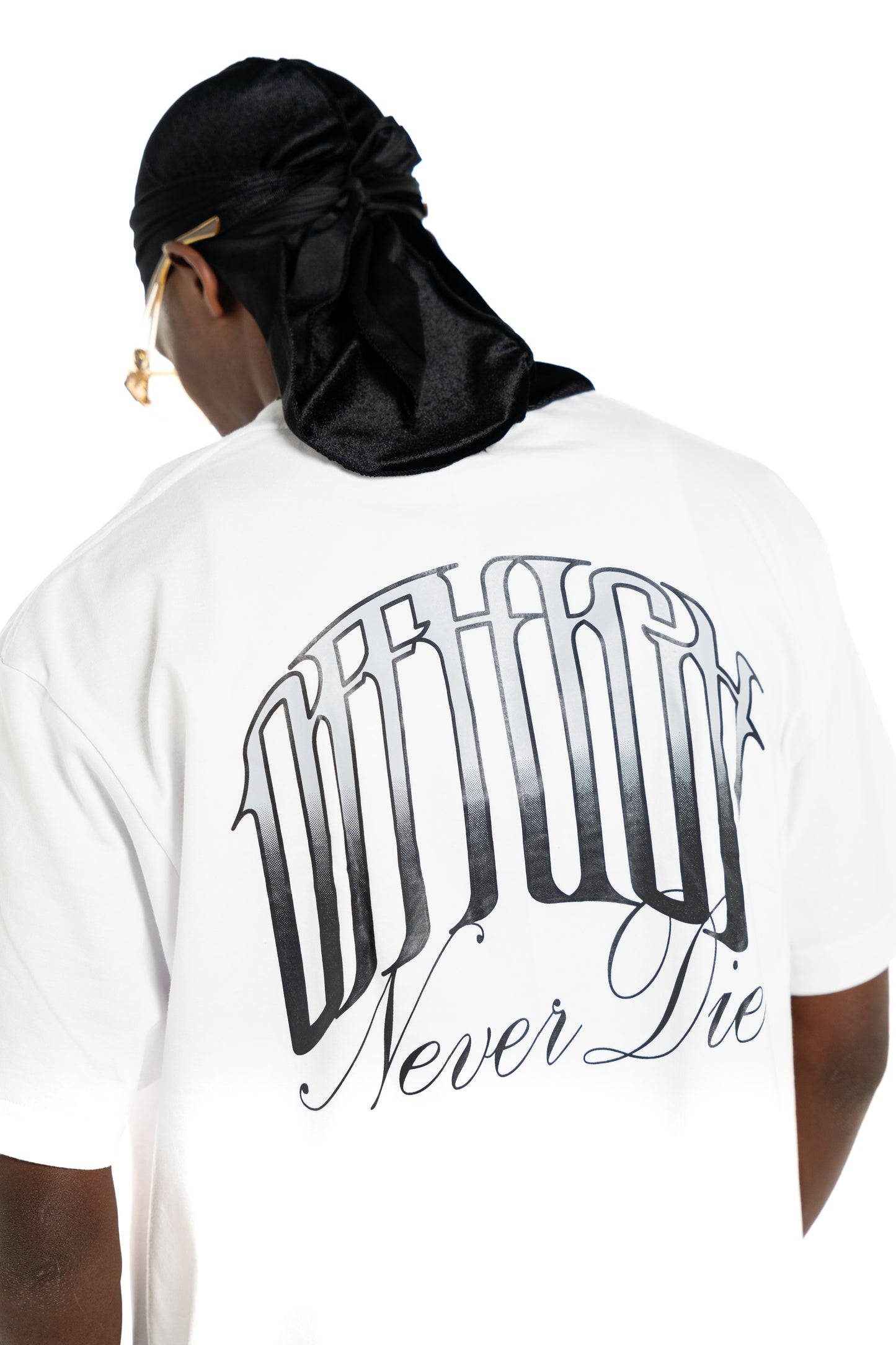 OFFHIGH NEVER DIE WHITE TSHIRT