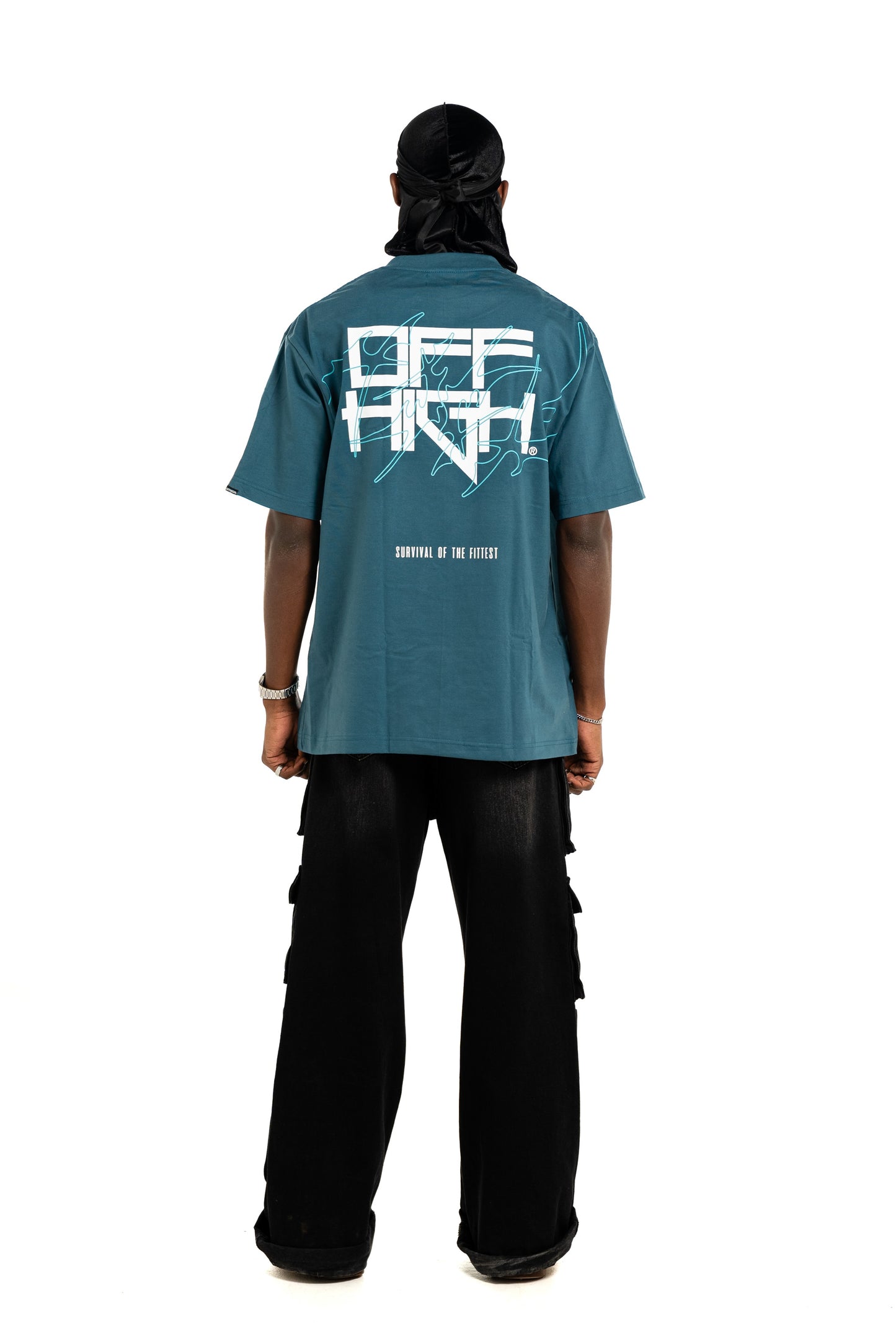 OFFHIGH NEO TRIBAL TURQUOISE TSHIRT