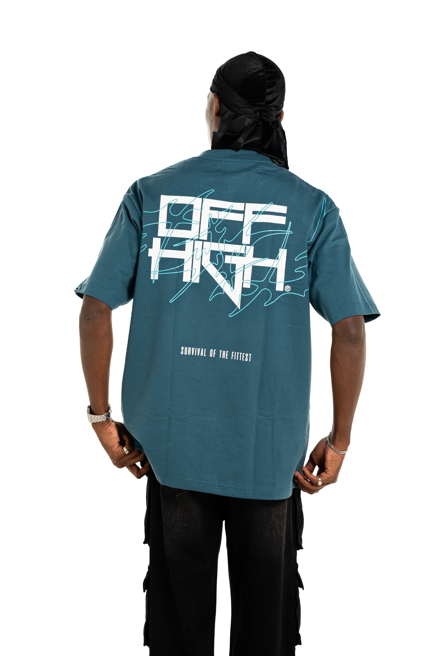 OFFHIGH NEO TRIBAL TURQUOISE TSHIRT