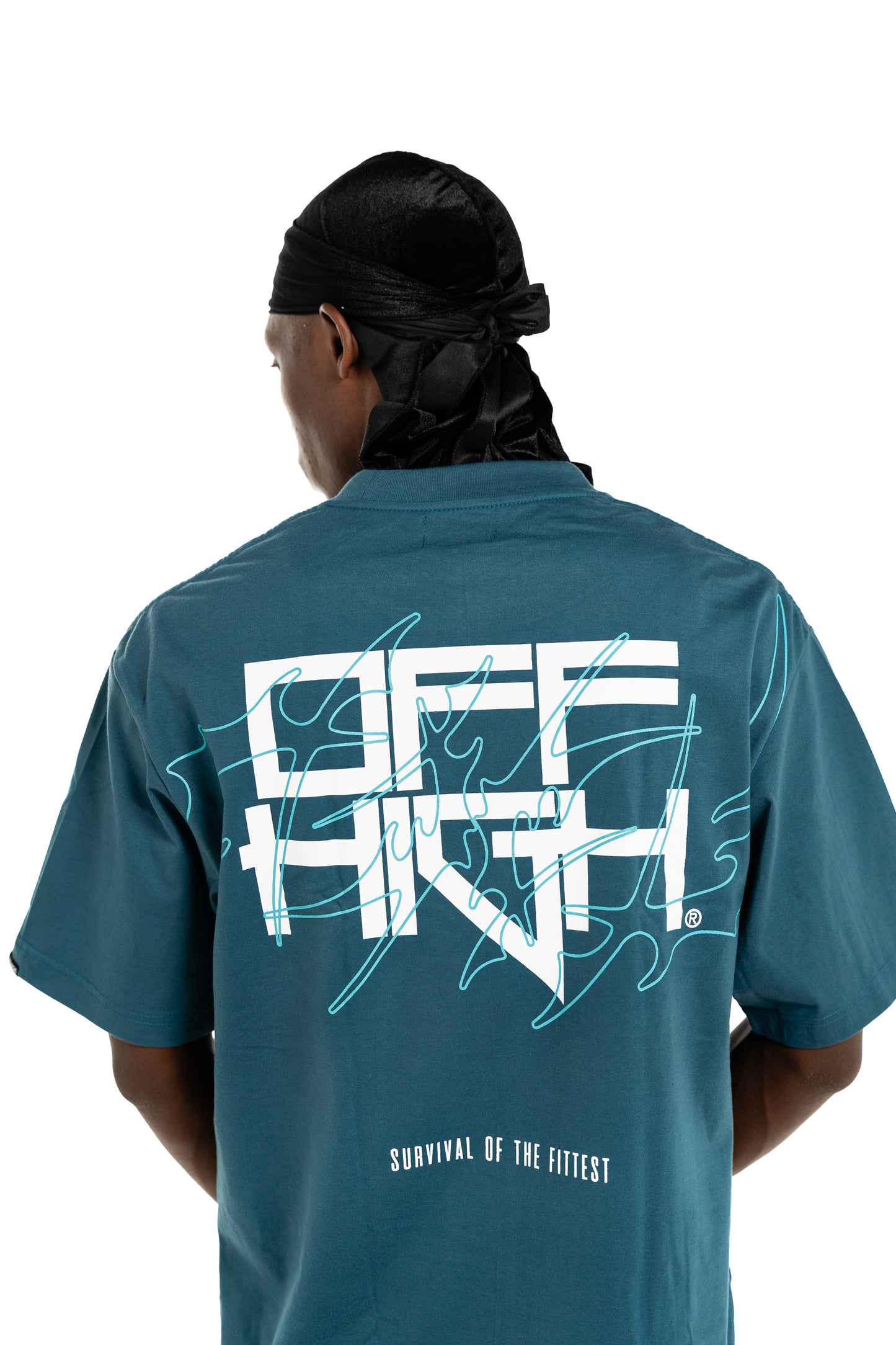 OFFHIGH NEO TRIBAL TURQUOISE TSHIRT