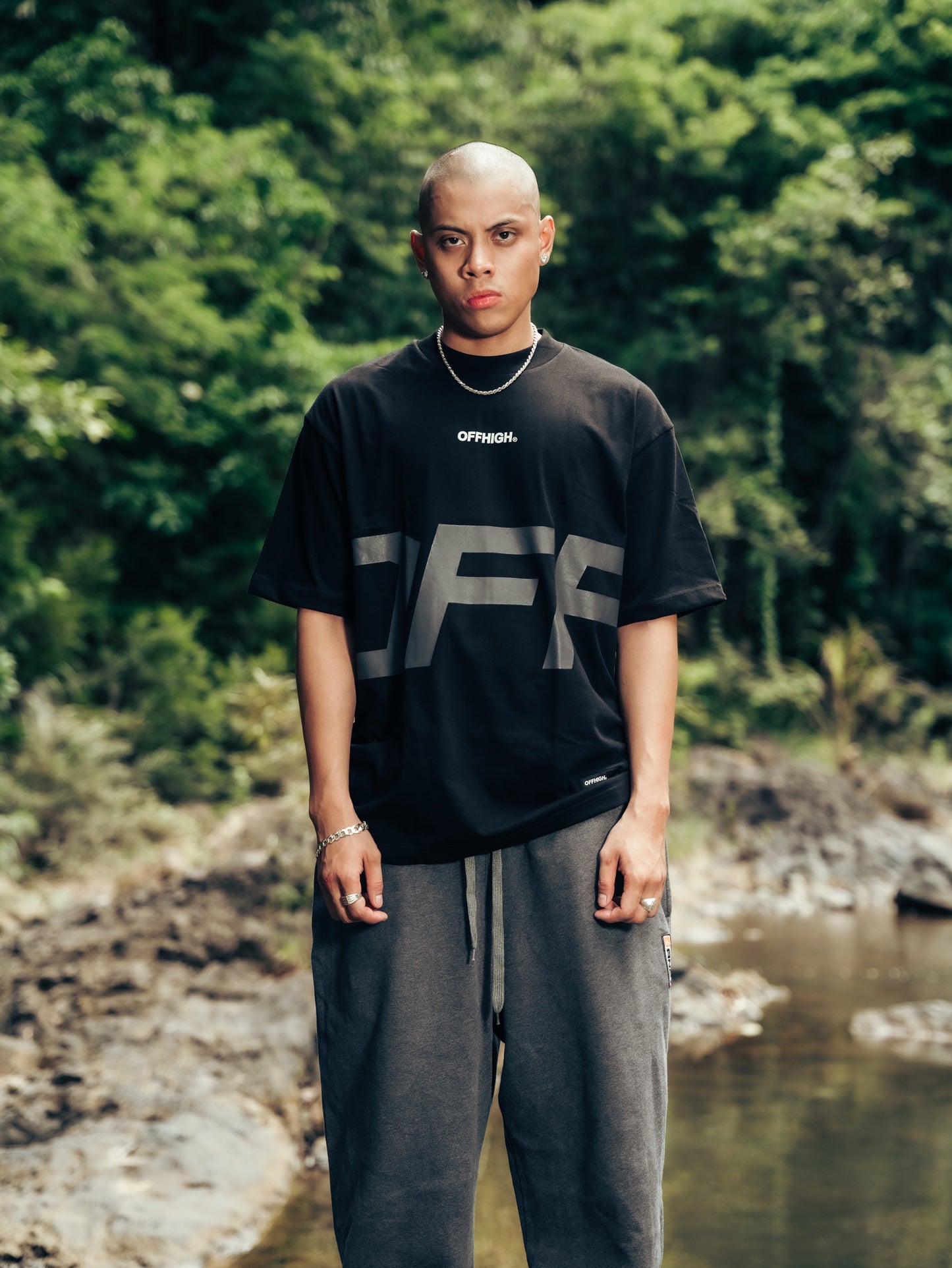 OFFHIGH SUPREME BLACK TSHIRT