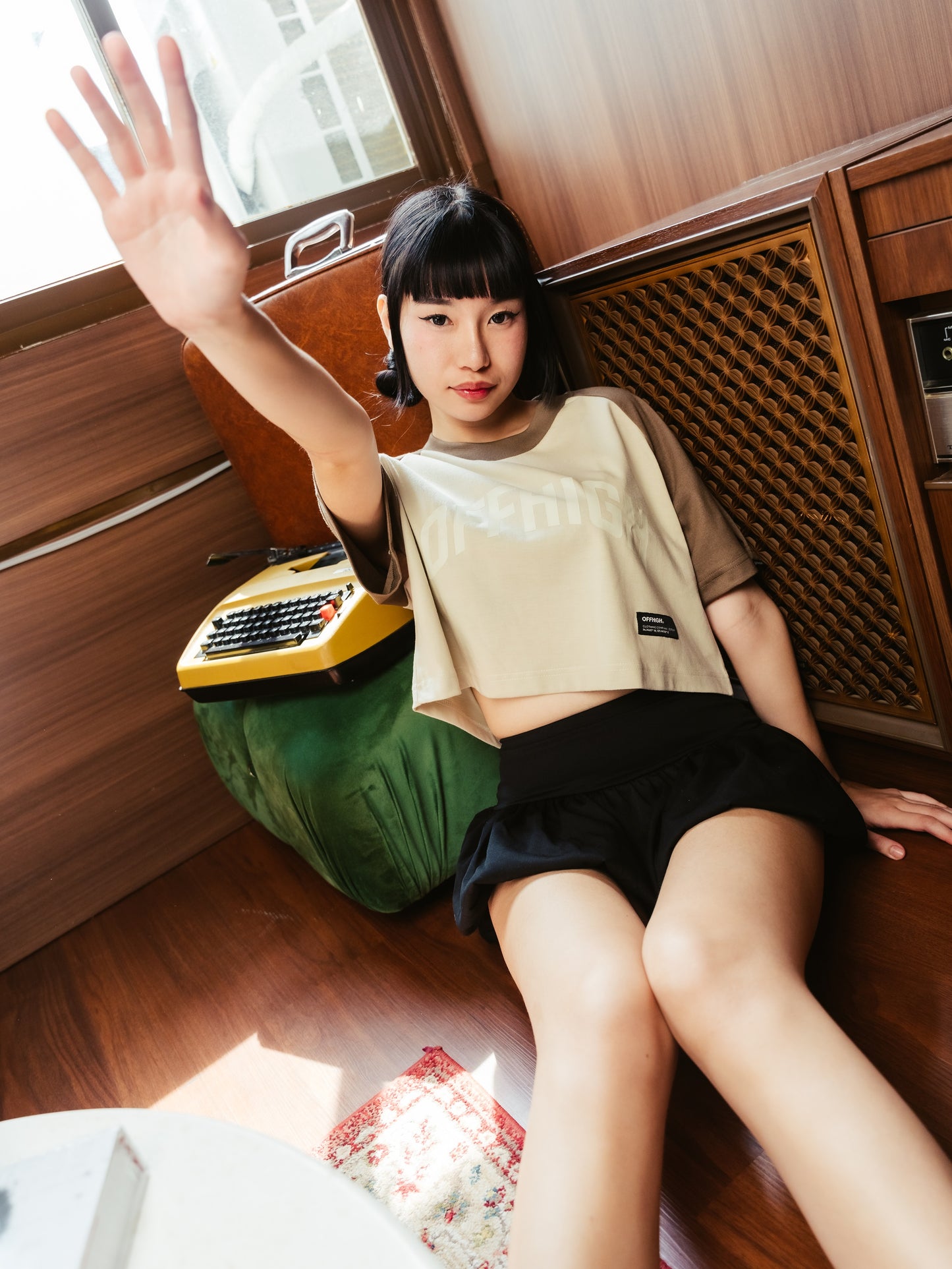OFFHIGH RAGLAN COFFEE CROP TSHIRT