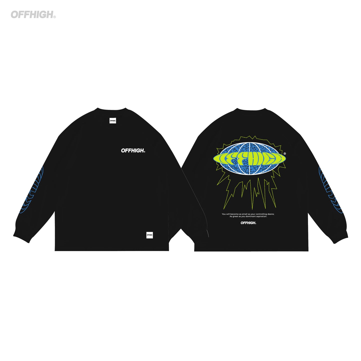 OFFHIGH ASPIRE BLACK LONGSLEEVE