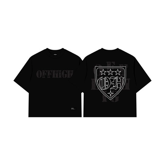 OFFHIGH BADGE BLACK TSHIRT