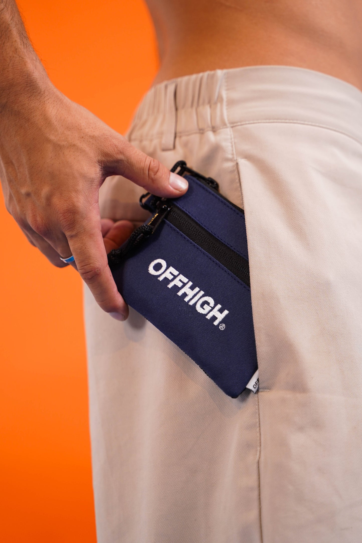 OFFHIGH MICROPOUCH BLUE WALLET