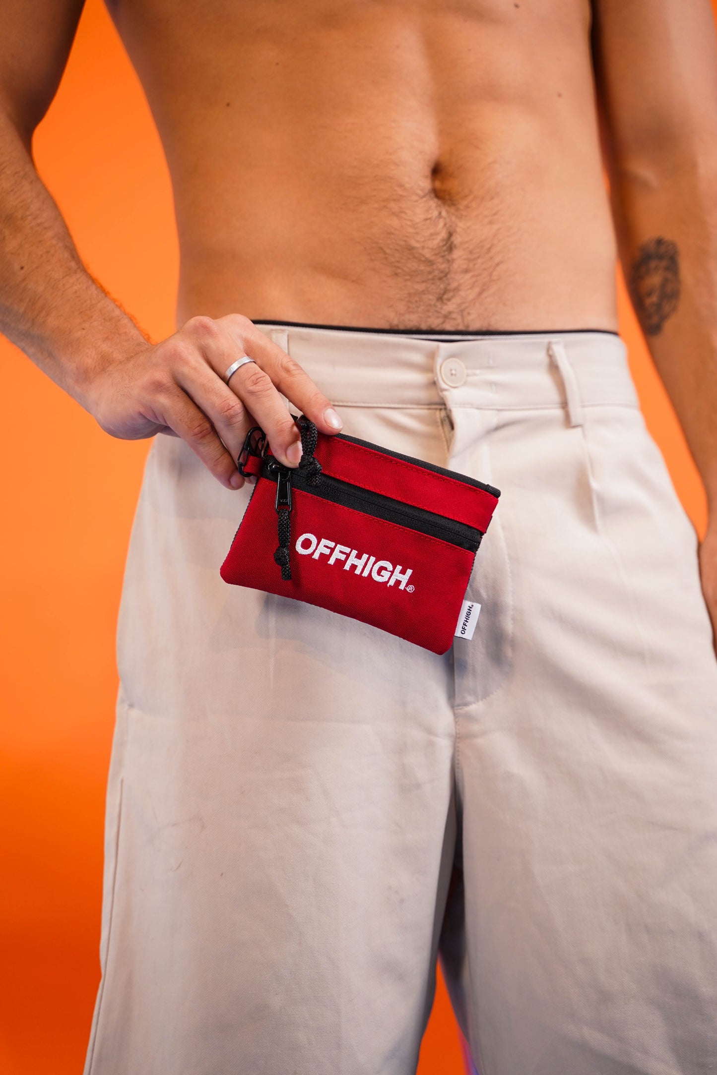 OFFHIGH MICROPOUCH RED WALLET