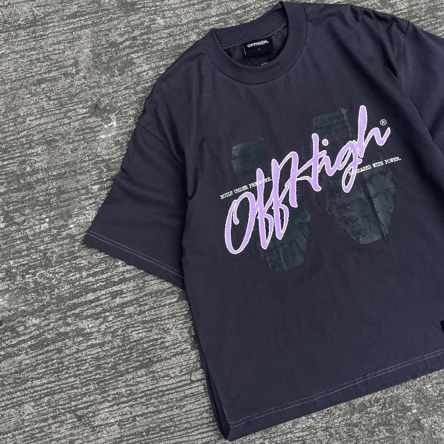 OFFHIGH BLAST GRAY TSHIRT