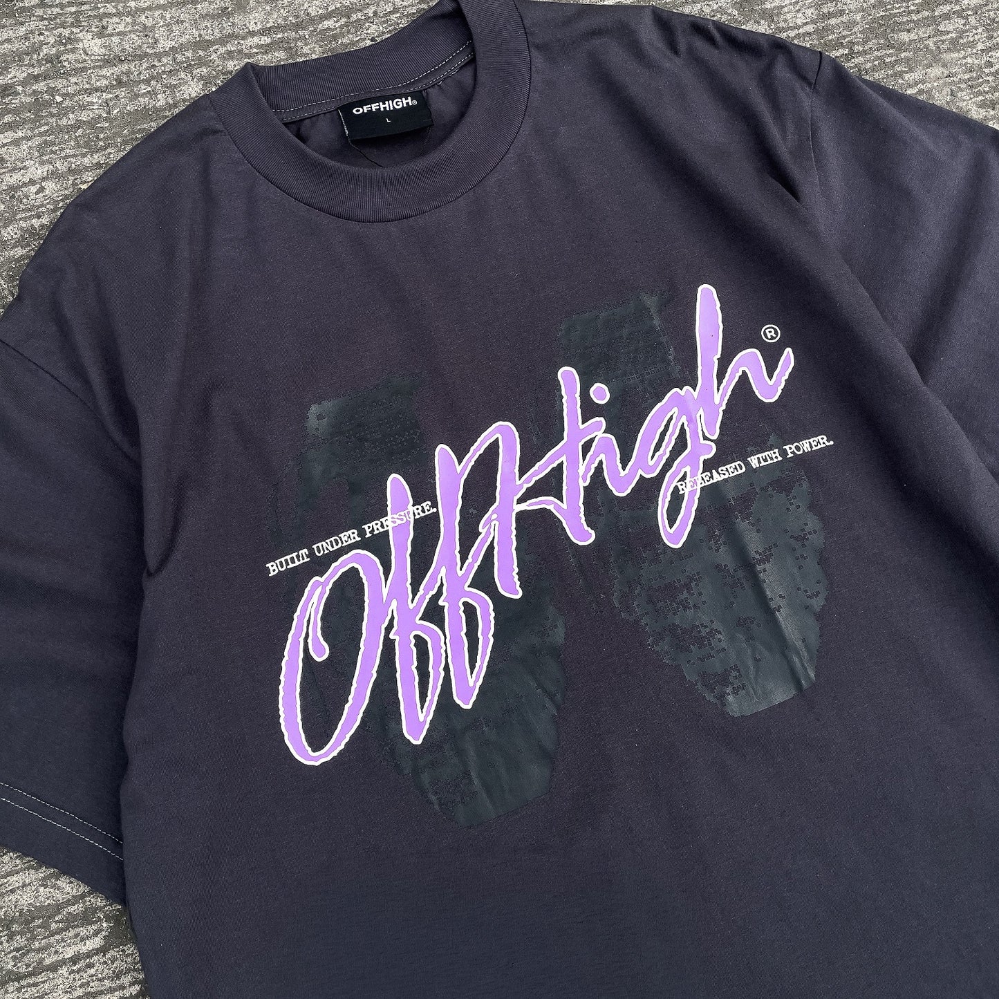 OFFHIGH BLAST GRAY TSHIRT