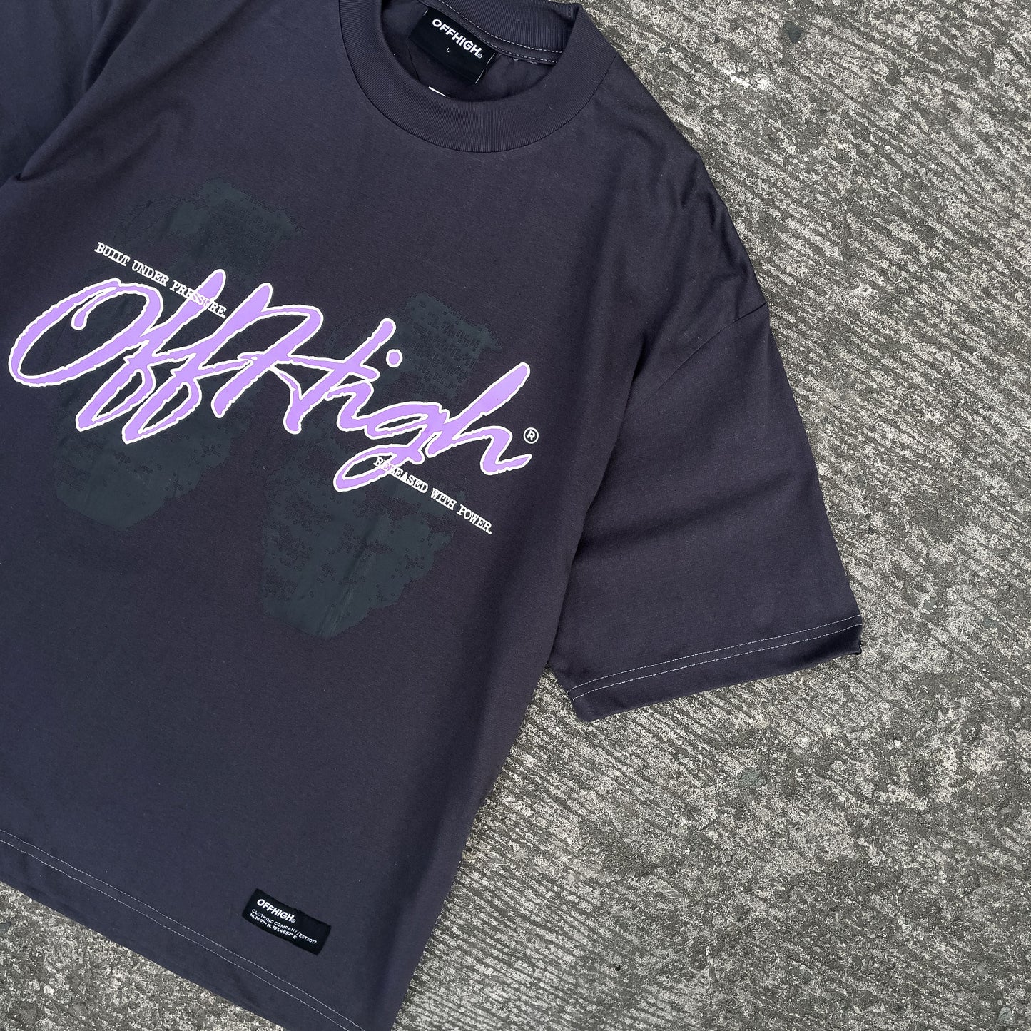 OFFHIGH BLAST GRAY TSHIRT