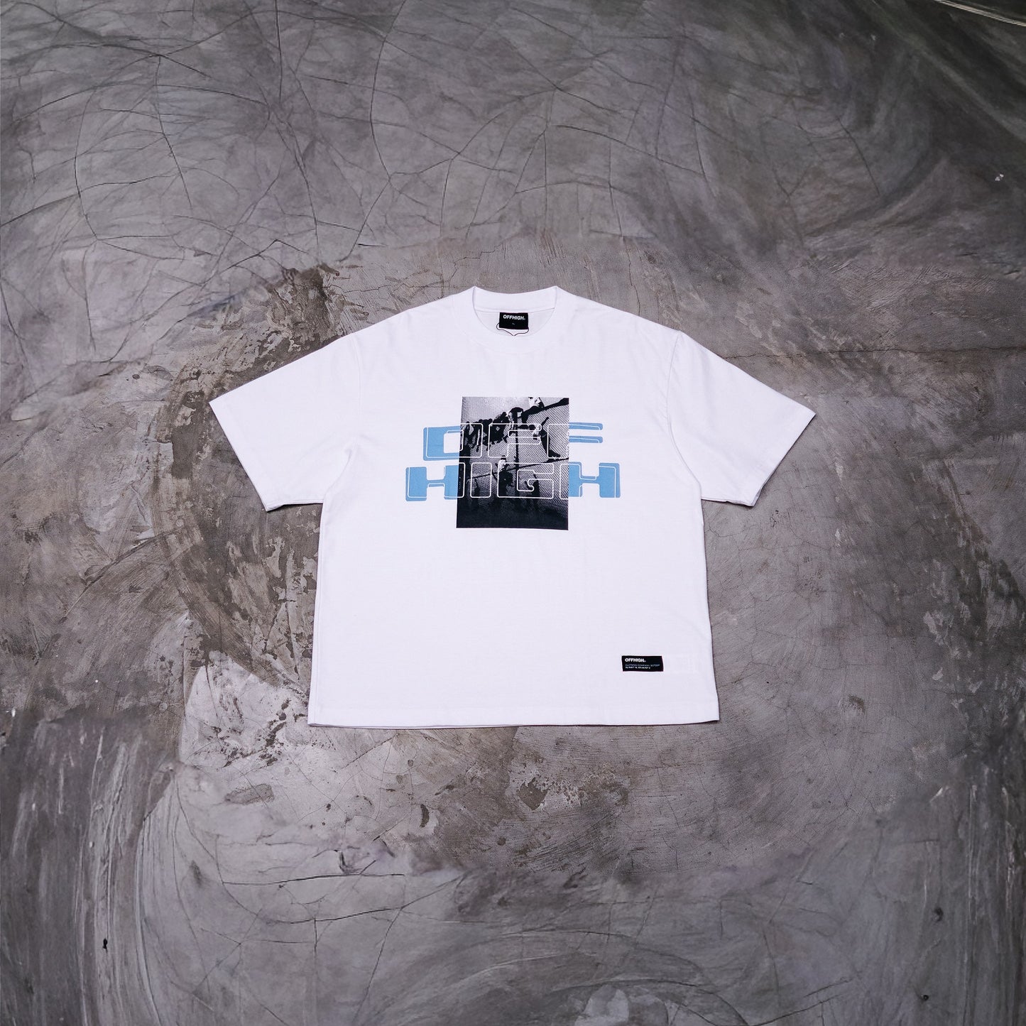 OFFHIGH CLIMBING WHITE TSHIRT
