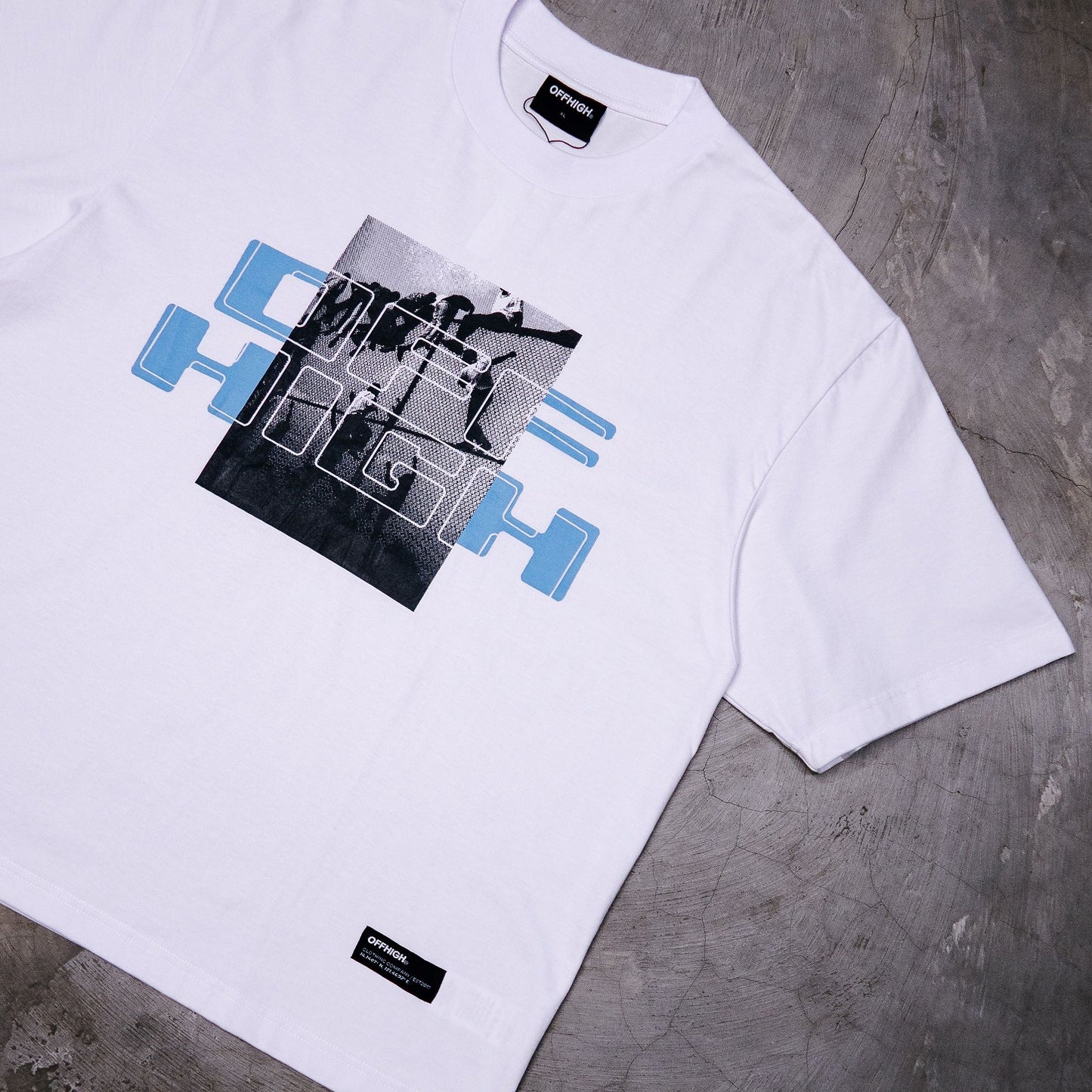 OFFHIGH CLIMBING WHITE TSHIRT