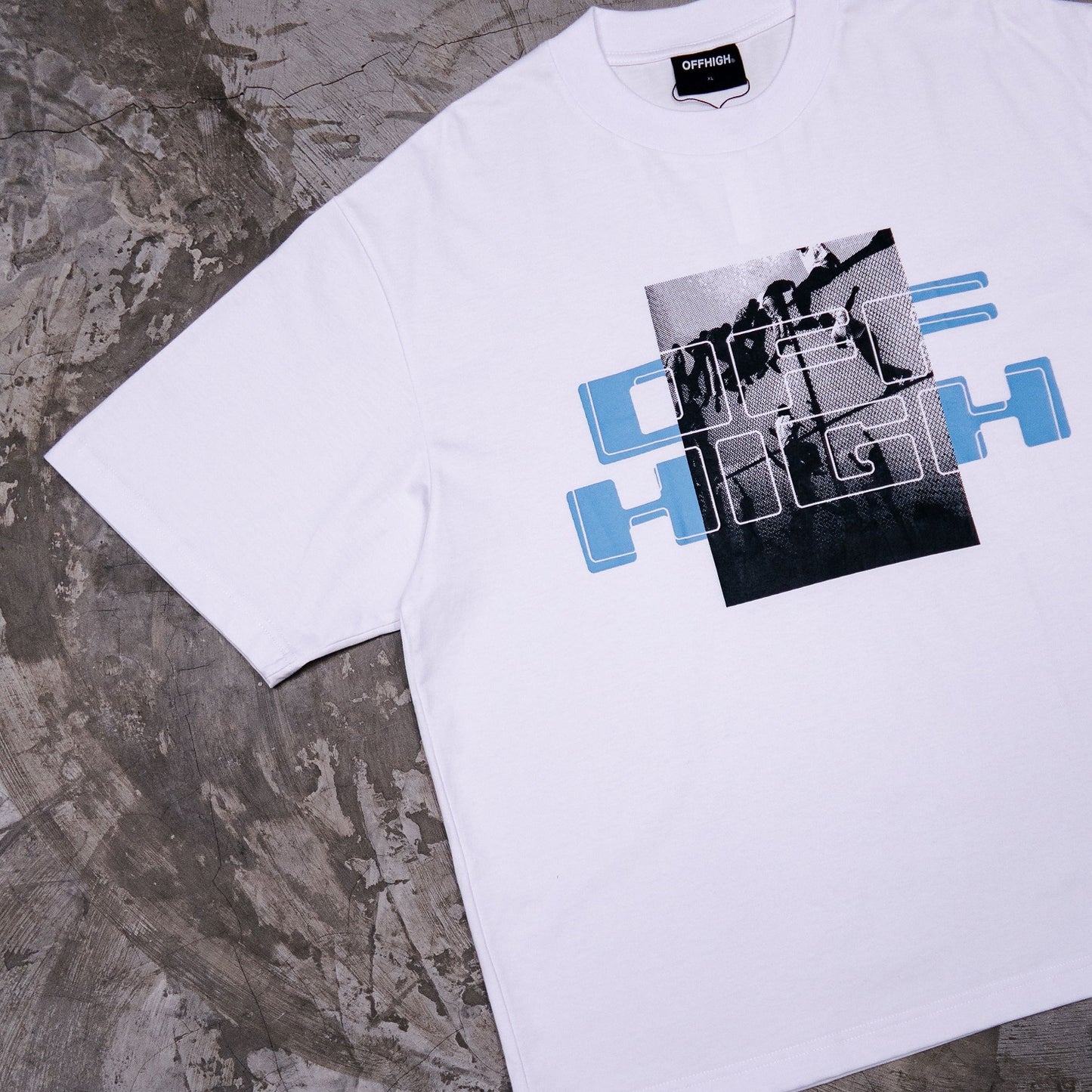 OFFHIGH CLIMBING WHITE TSHIRT