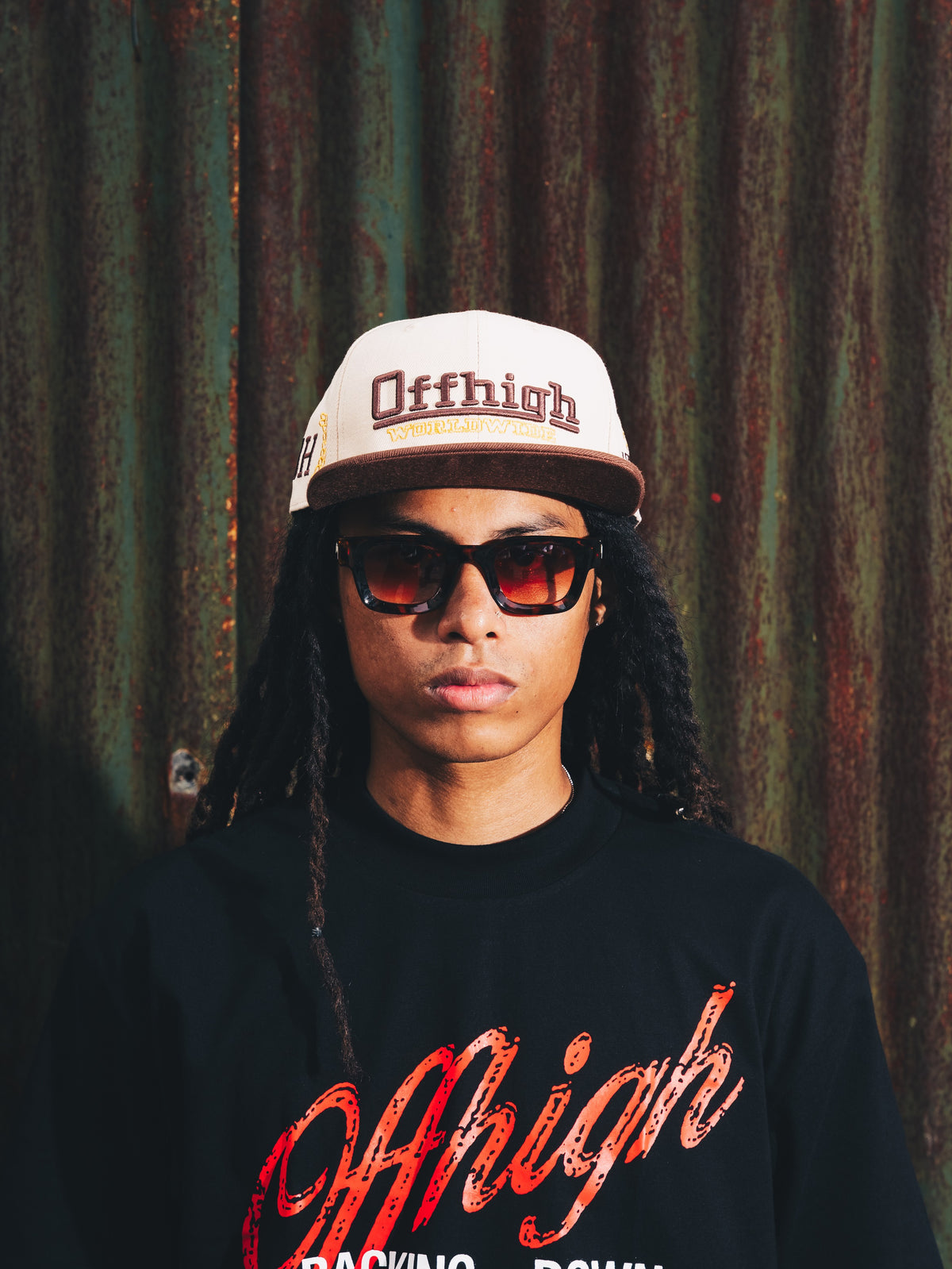 OFFHIGH WORLDWIDE BEIGE SNAPBACK