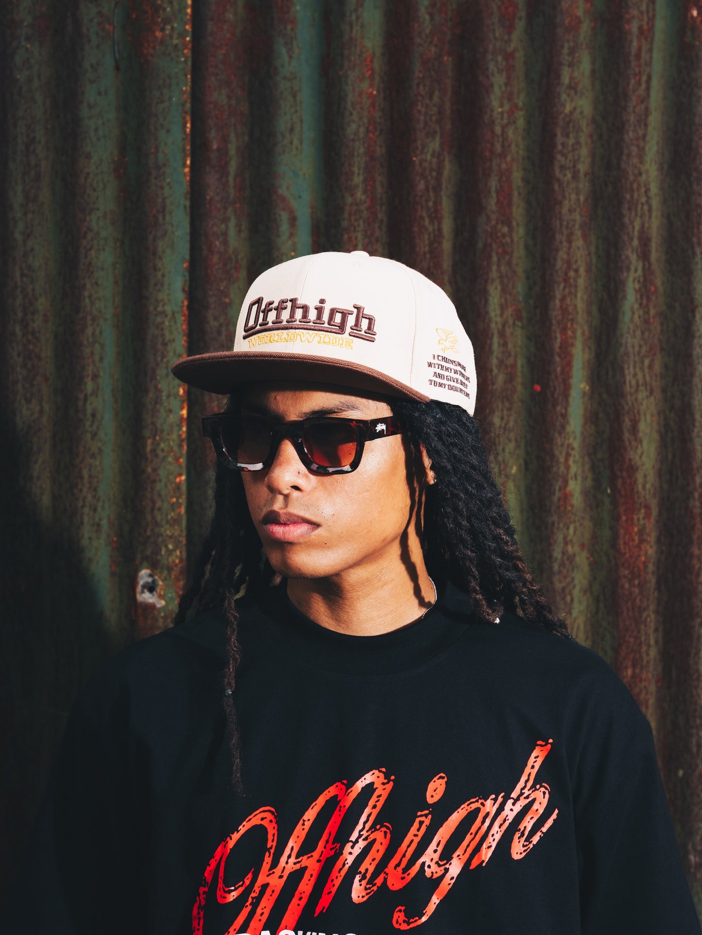 OFFHIGH WORLDWIDE BEIGE SNAPBACK