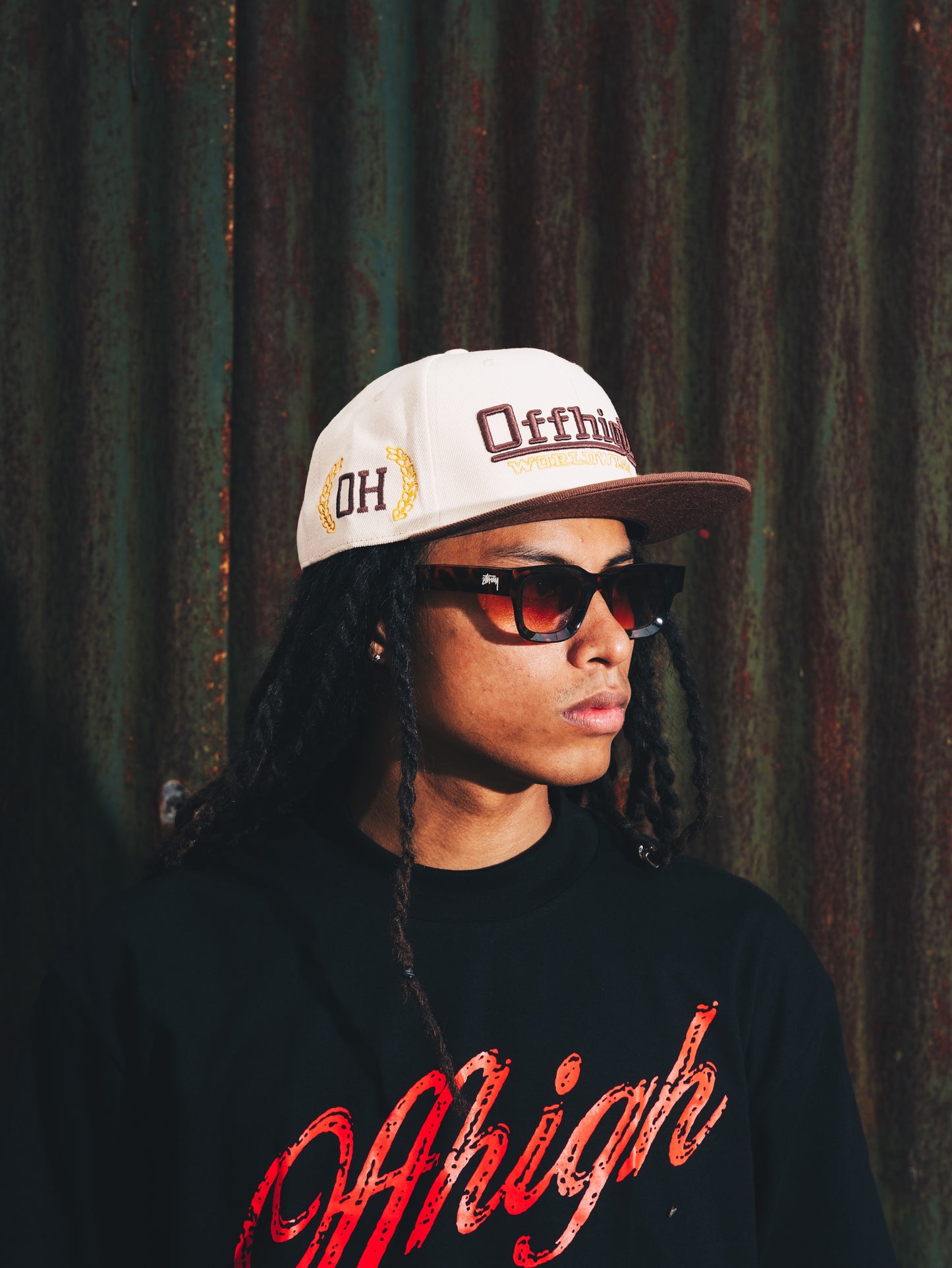 OFFHIGH WORLDWIDE BEIGE SNAPBACK