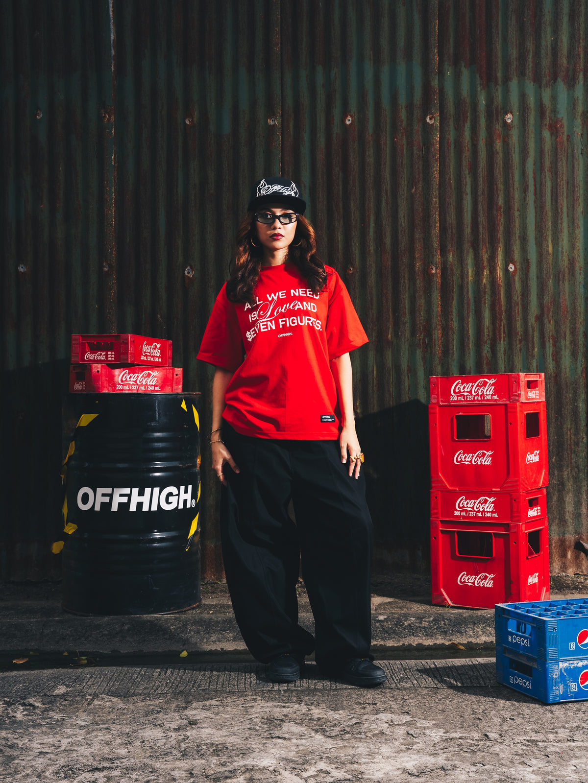 OFFHIGH  7 FIGS RED TSHIRT