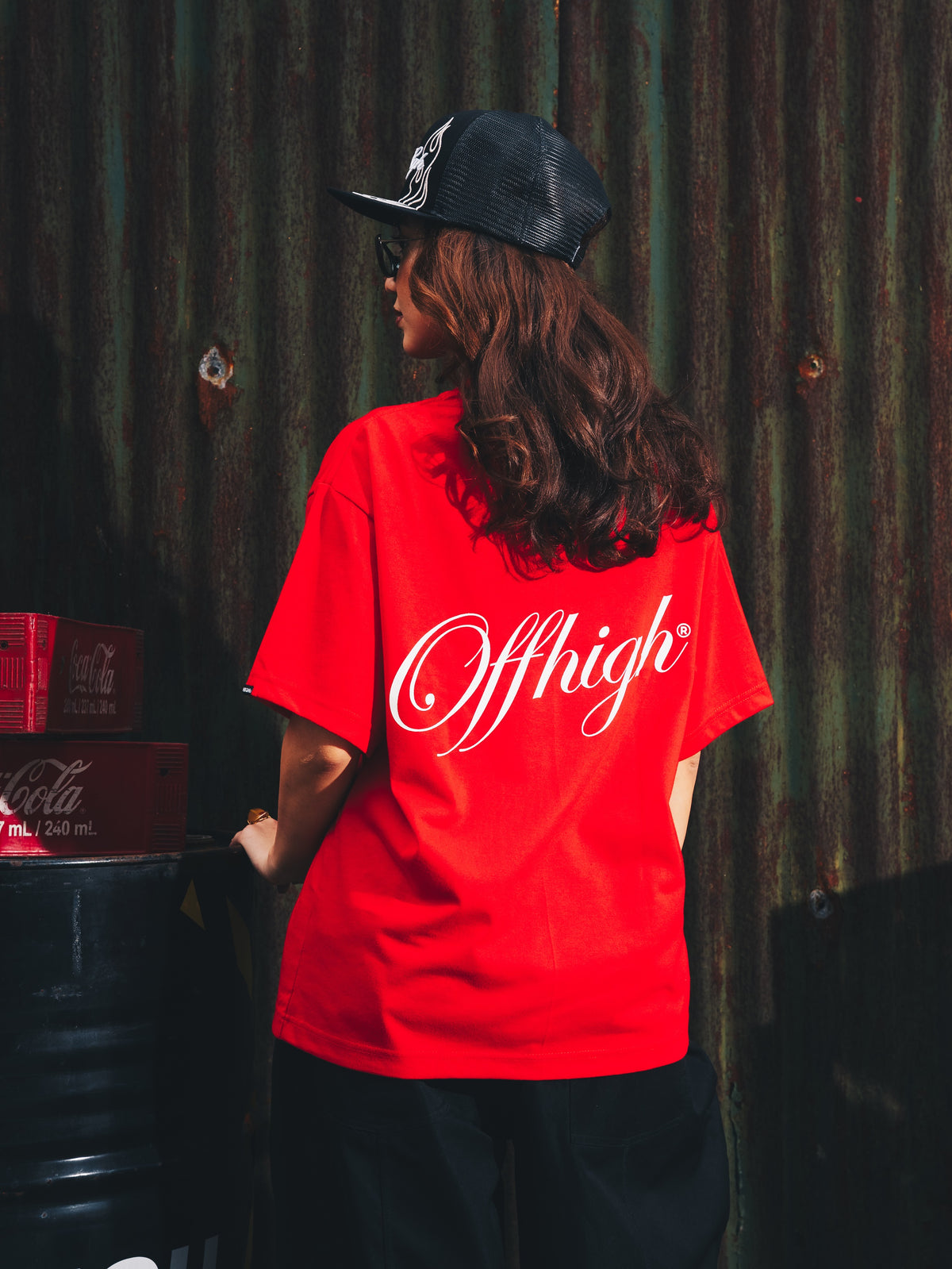 OFFHIGH  7 FIGS RED TSHIRT