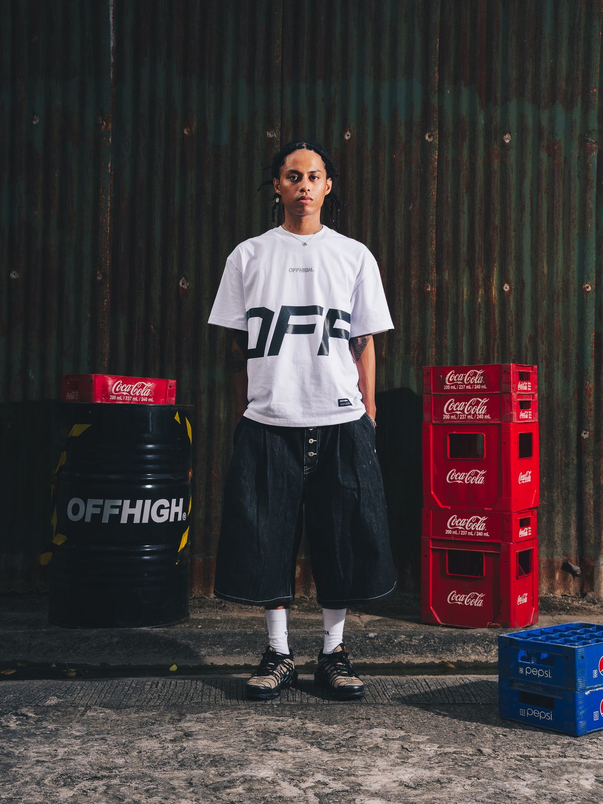 OFFHIGH SUPREMACY WHITE TSHIRT