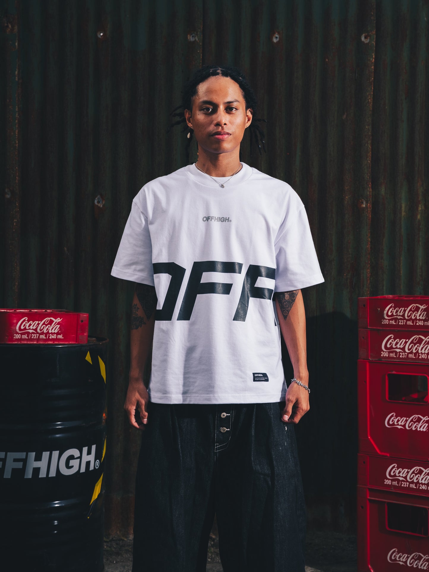 OFFHIGH SUPREMACY WHITE TSHIRT