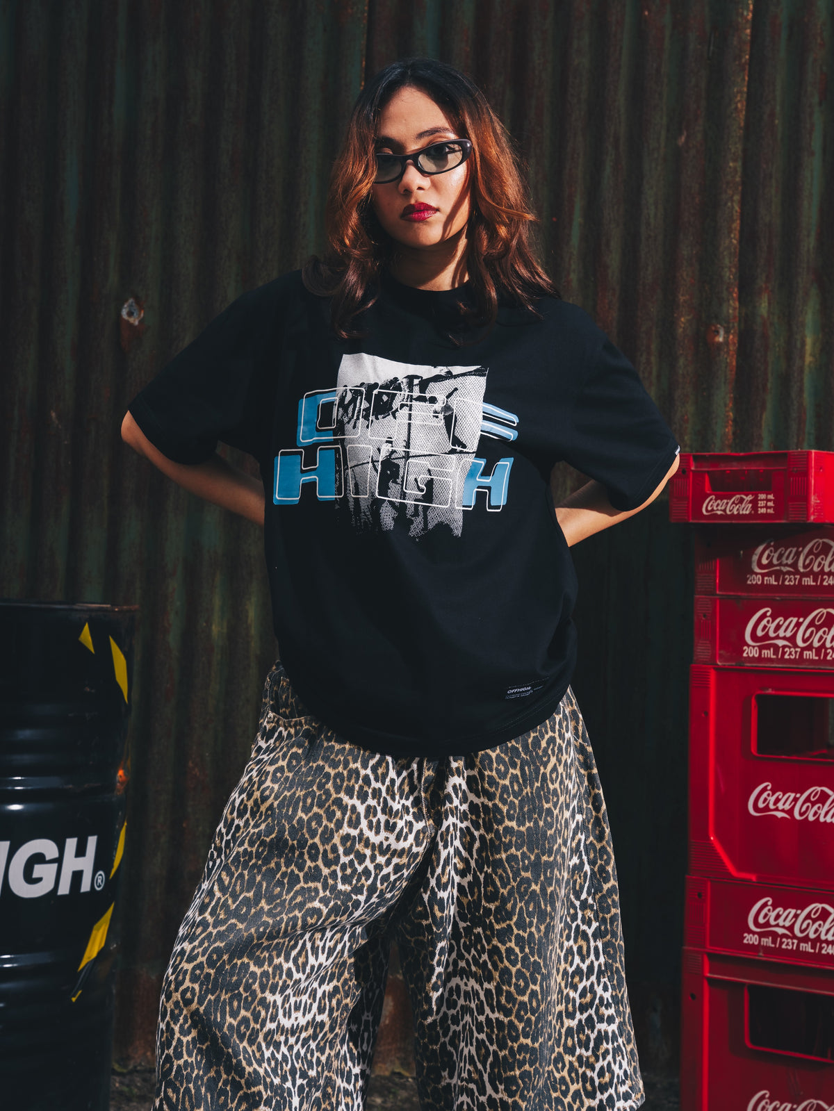 OFFHIGH CLIMBING BLACK TSHIRT