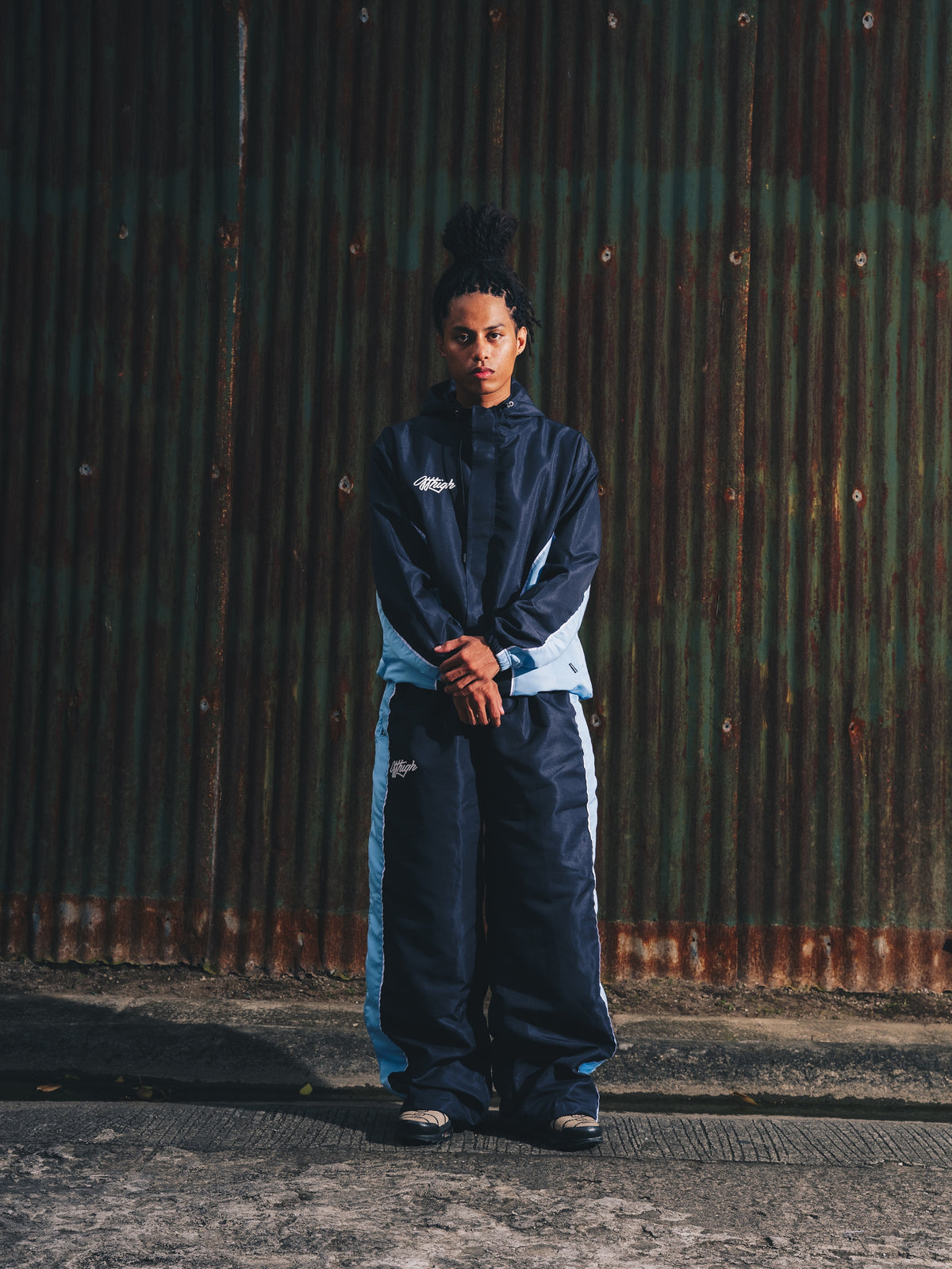 OFFHIGH BONE DRY BLUE PANTS