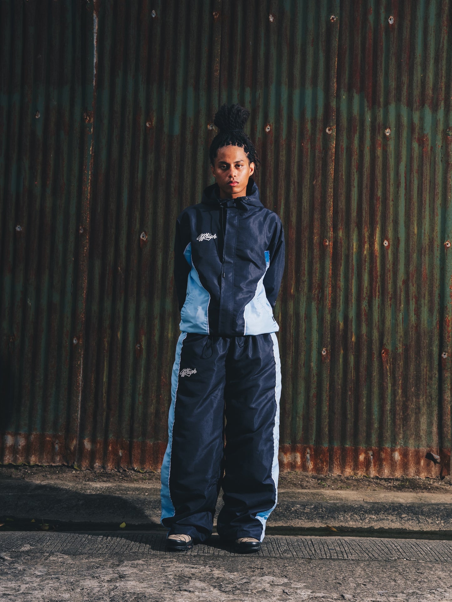 OFFHIGH BONE DRY BLUE PANTS