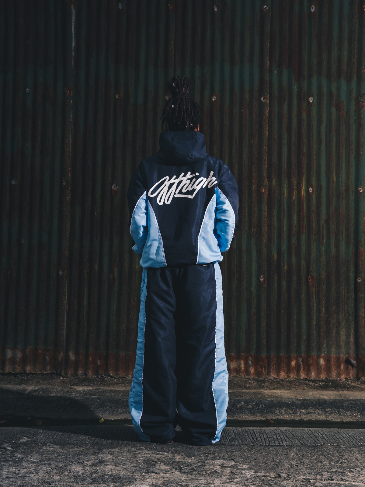 OFFHIGH BONE DRY BLUE PANTS