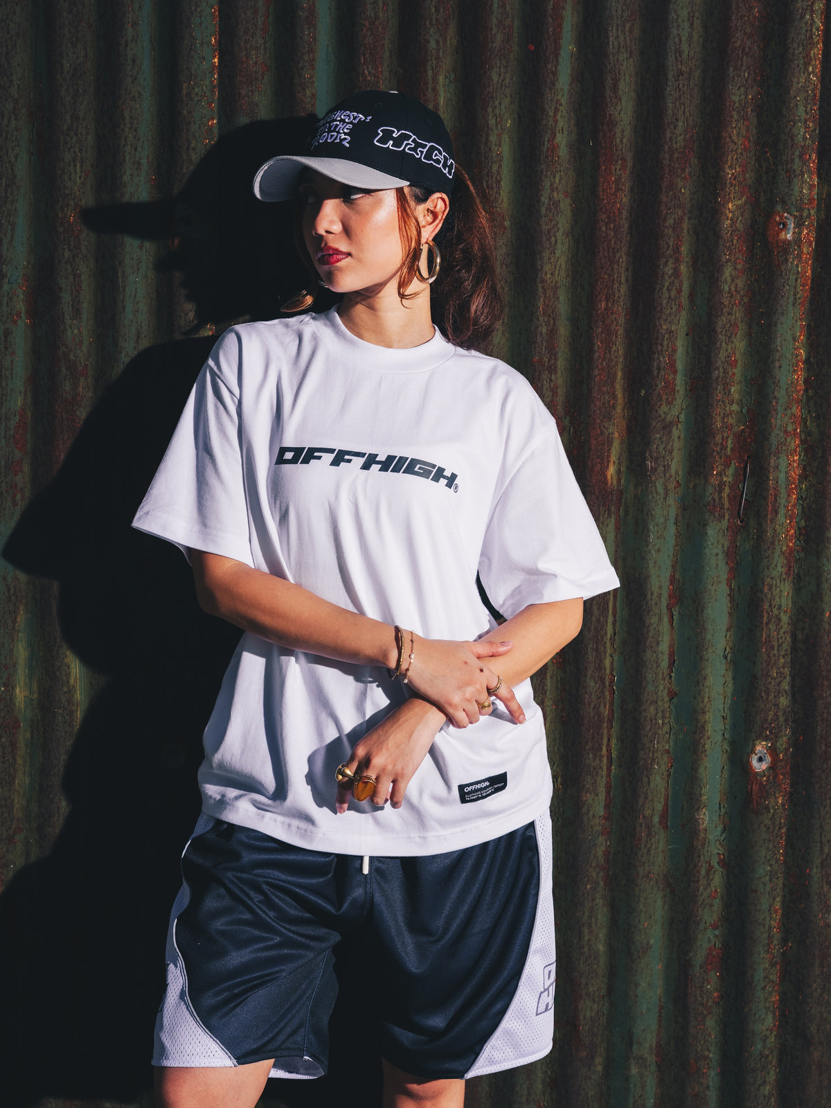 OFFHIGH BUILT WHITE TSHIRT