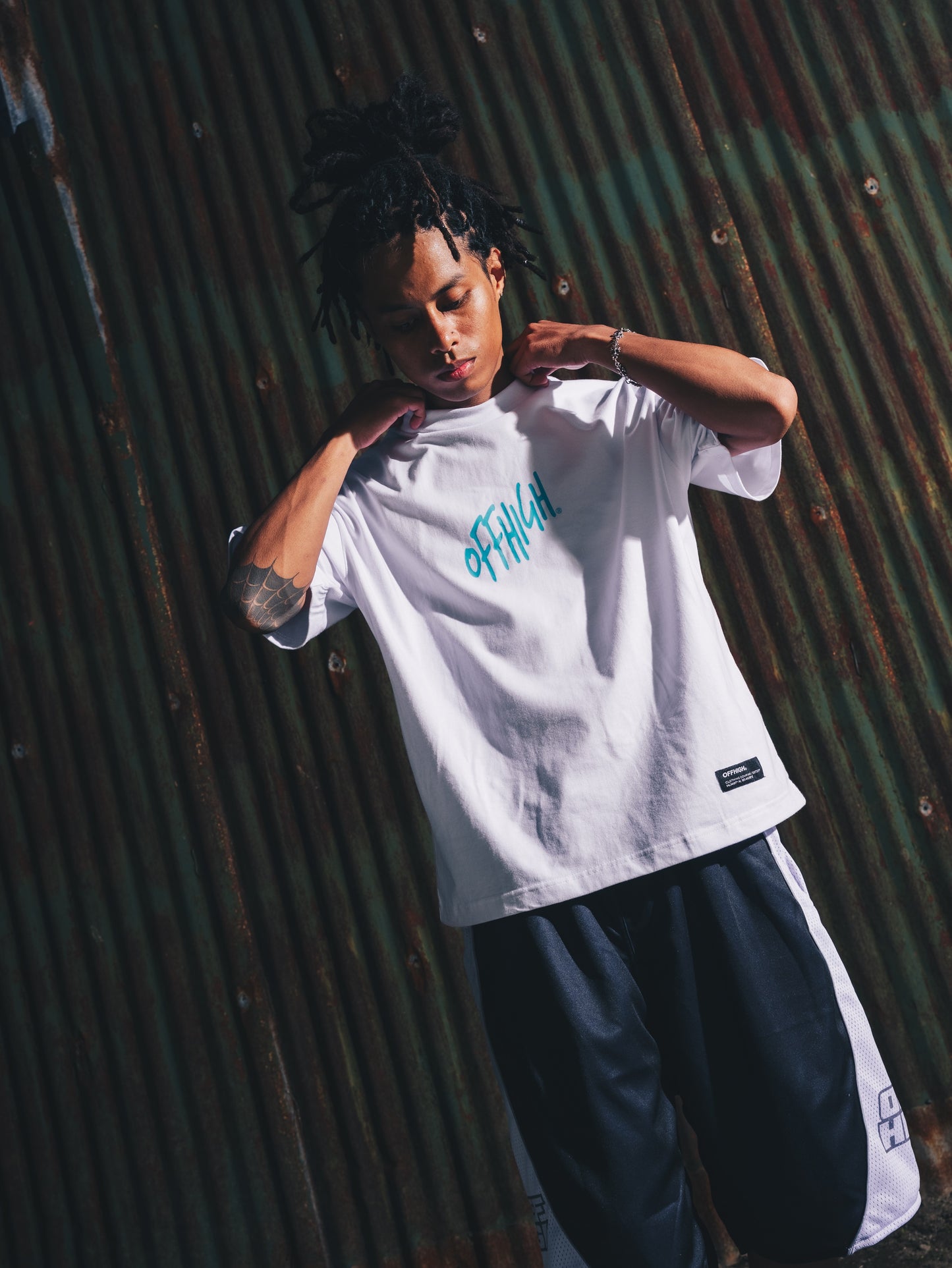 OFFHIGH RISER WHITE TSHIRT