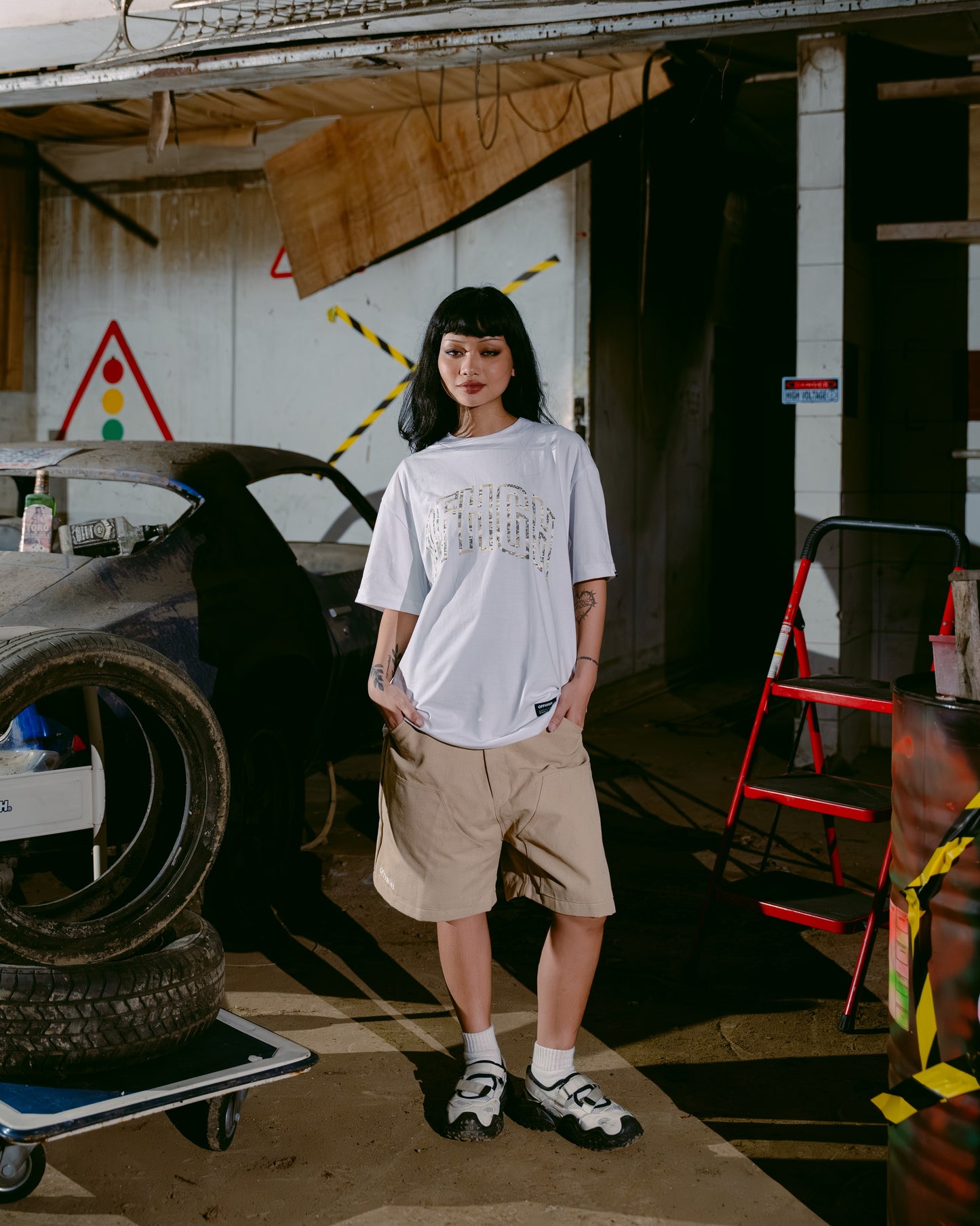 OFFHIGH ANONYMOUS WHITE TSHIRT