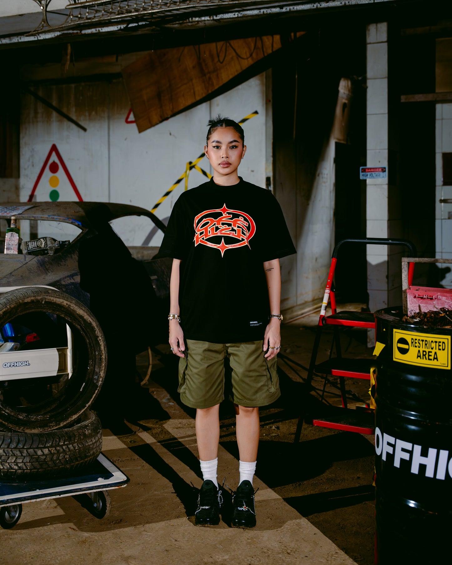 OFFHIGH GHAZI BLACK TSHIRT