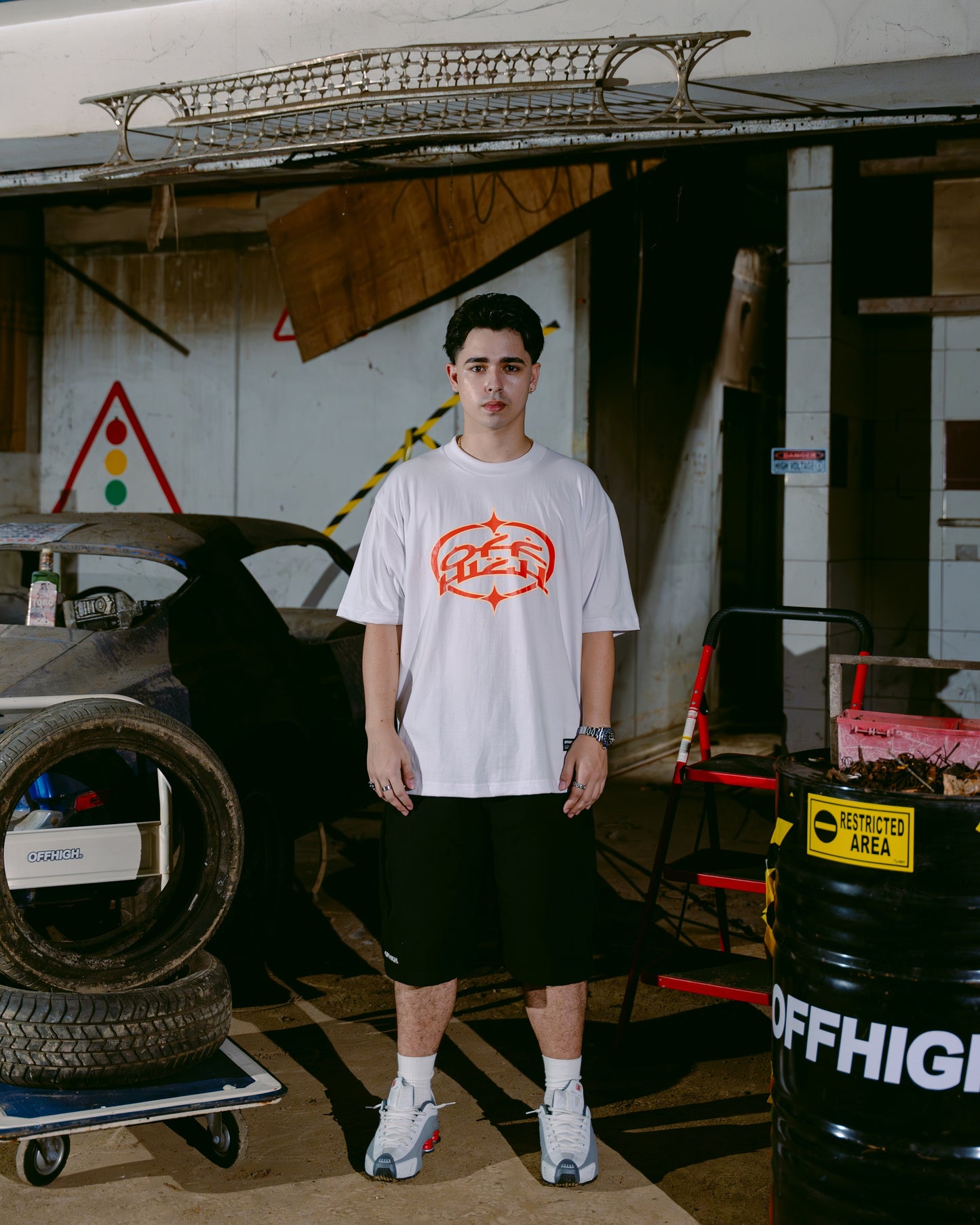 OFFHIGH GHAZI WHITE TSHIRT