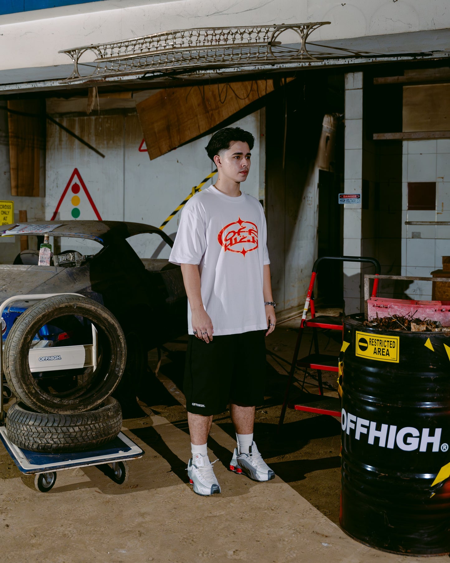 OFFHIGH GHAZI WHITE TSHIRT