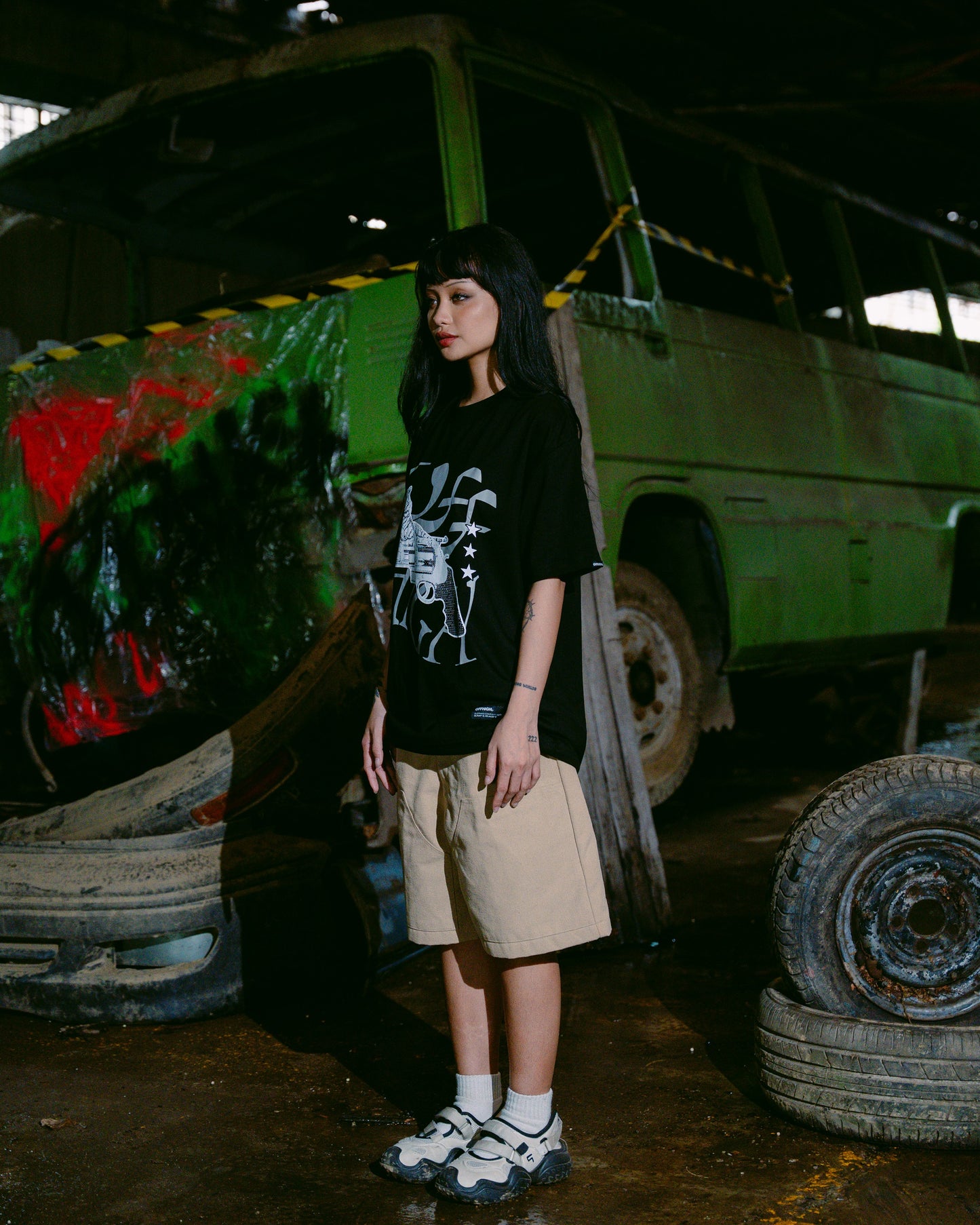 OFFHIGH RAGE BLACK TSHIRT